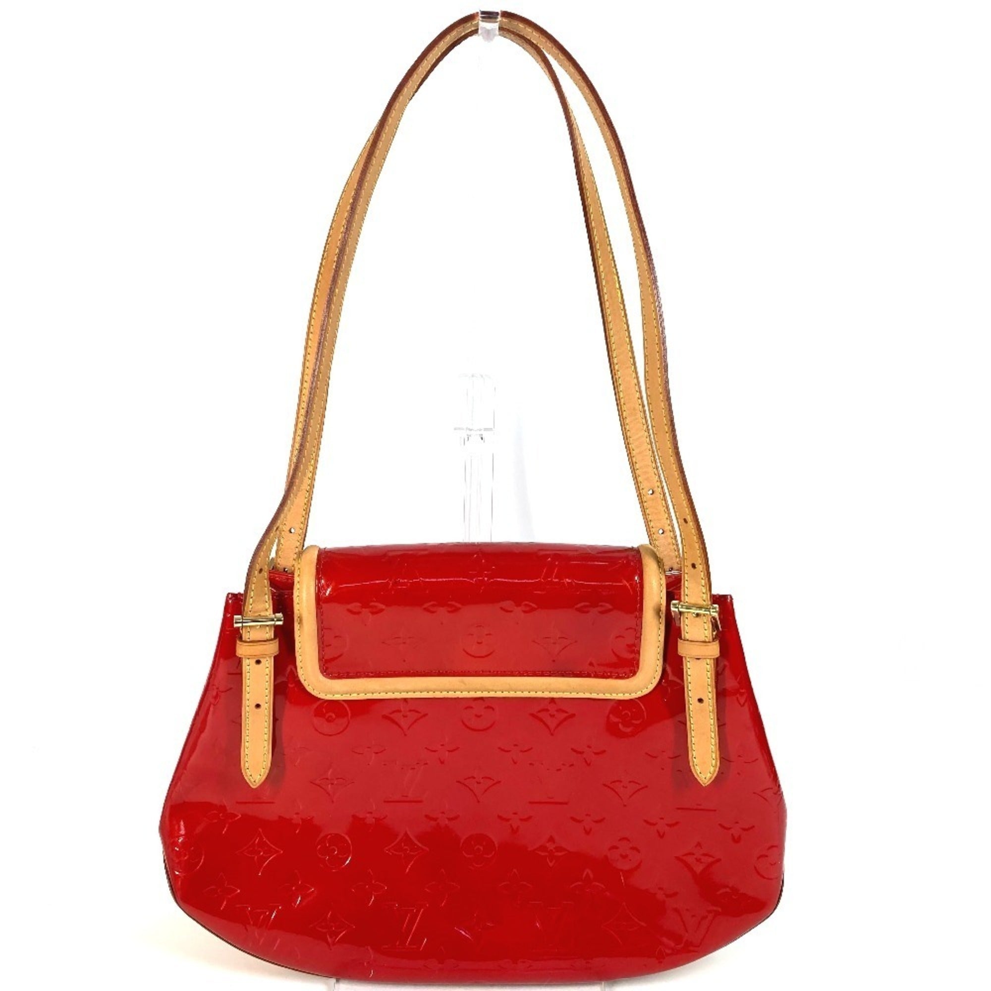 Louis Vuitton Monogram Vernis Red Color Rouge Monogram Vernis Shoulder Bag (Pre-Owned)