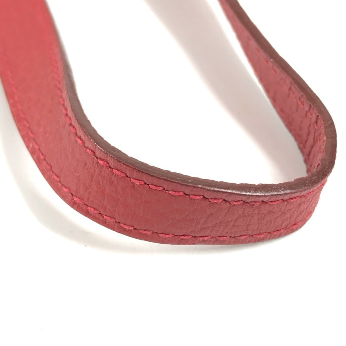 Hermes Amelie Red Color Leather Pochette Shoulder Bag (Pre-Owned)