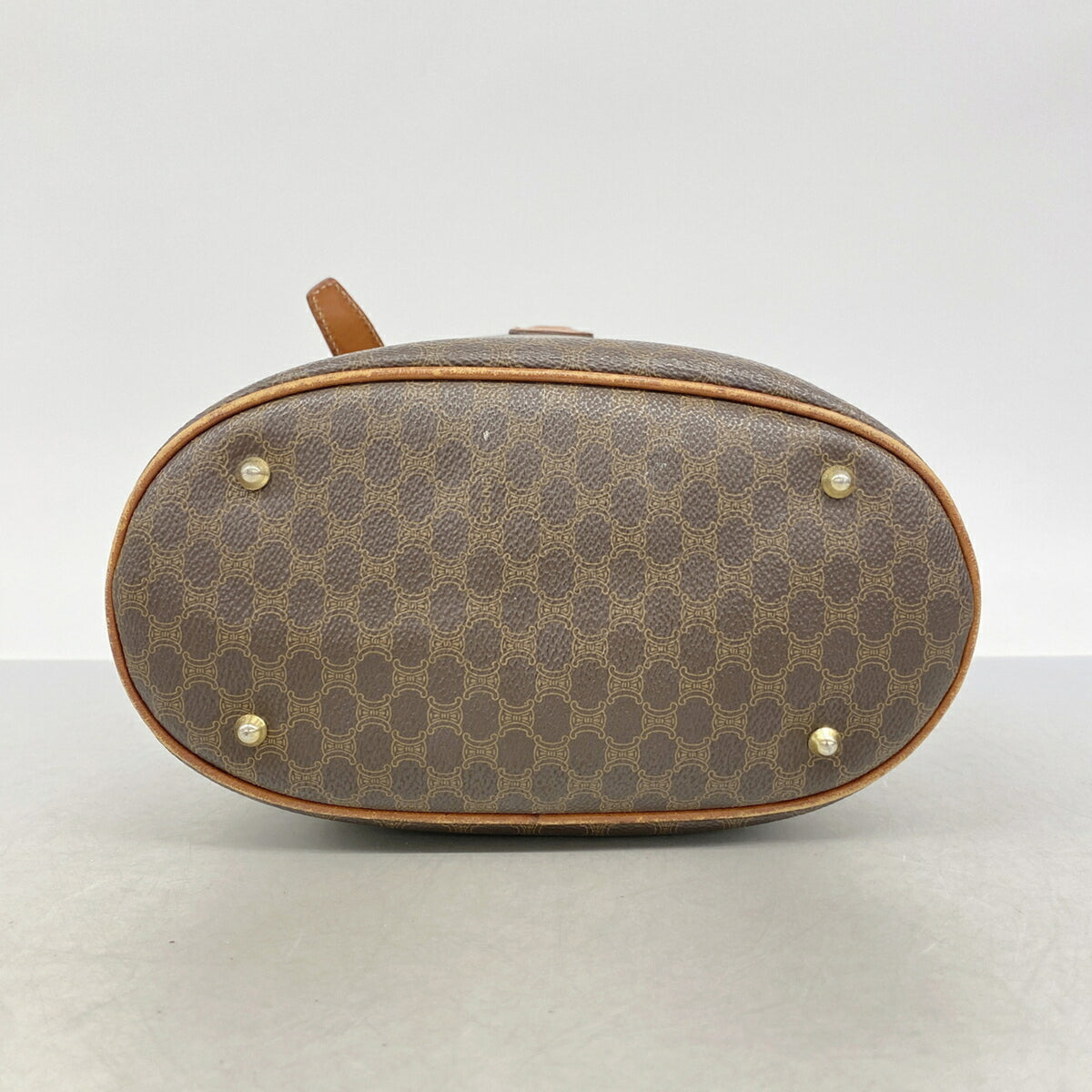 Celine Brown Pvc Tote Bag (Pre-Owned)