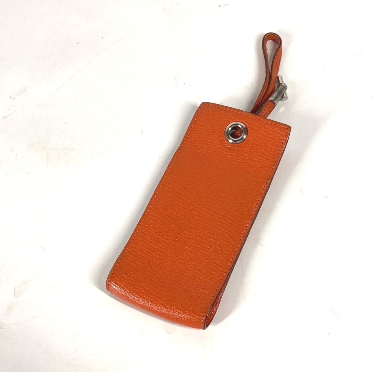 Hermes Orange Leather Pouch (Pre-Owned)