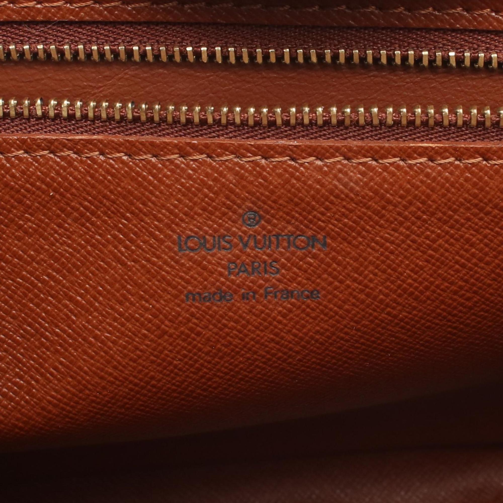 Louis Vuitton Brown Monogram Coated Canvas Leather Shoulder Bag (Pre-Owned)