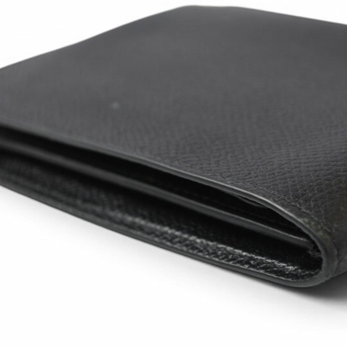 Salvatore Ferragamo Black Leather Wallet (Bi-Fold) (Pre-Owned)