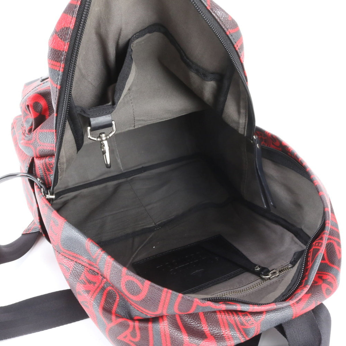 Vivienne Westwood Black Red Color Backpack (Pre-Owned)