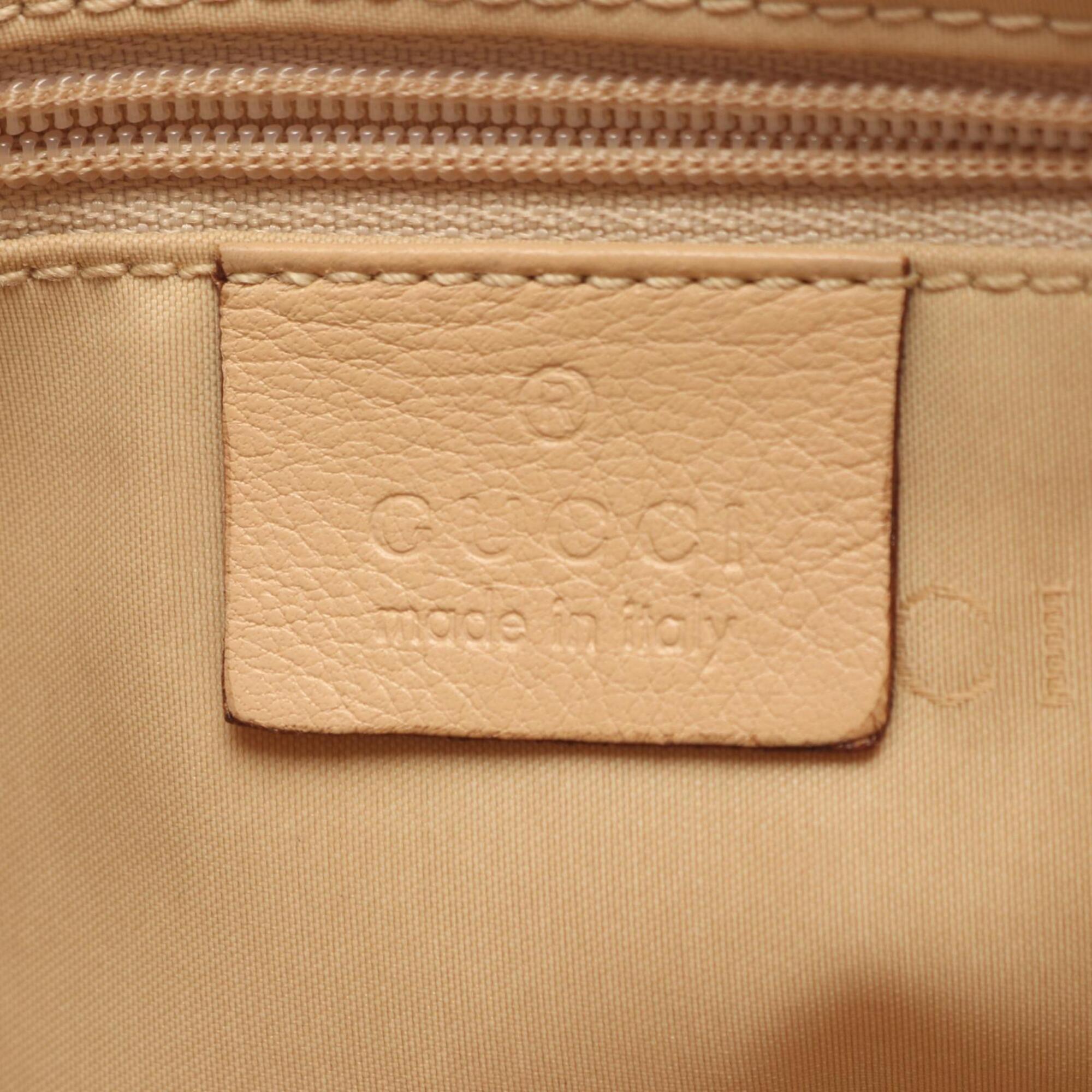 Gucci Beige Leather Handbag (Pre-Owned)