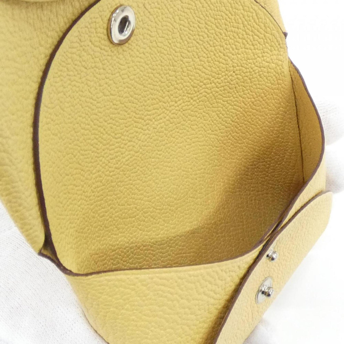 Hermes Chevre Leather Coin Purse/Coin Case (Pre-Owned)