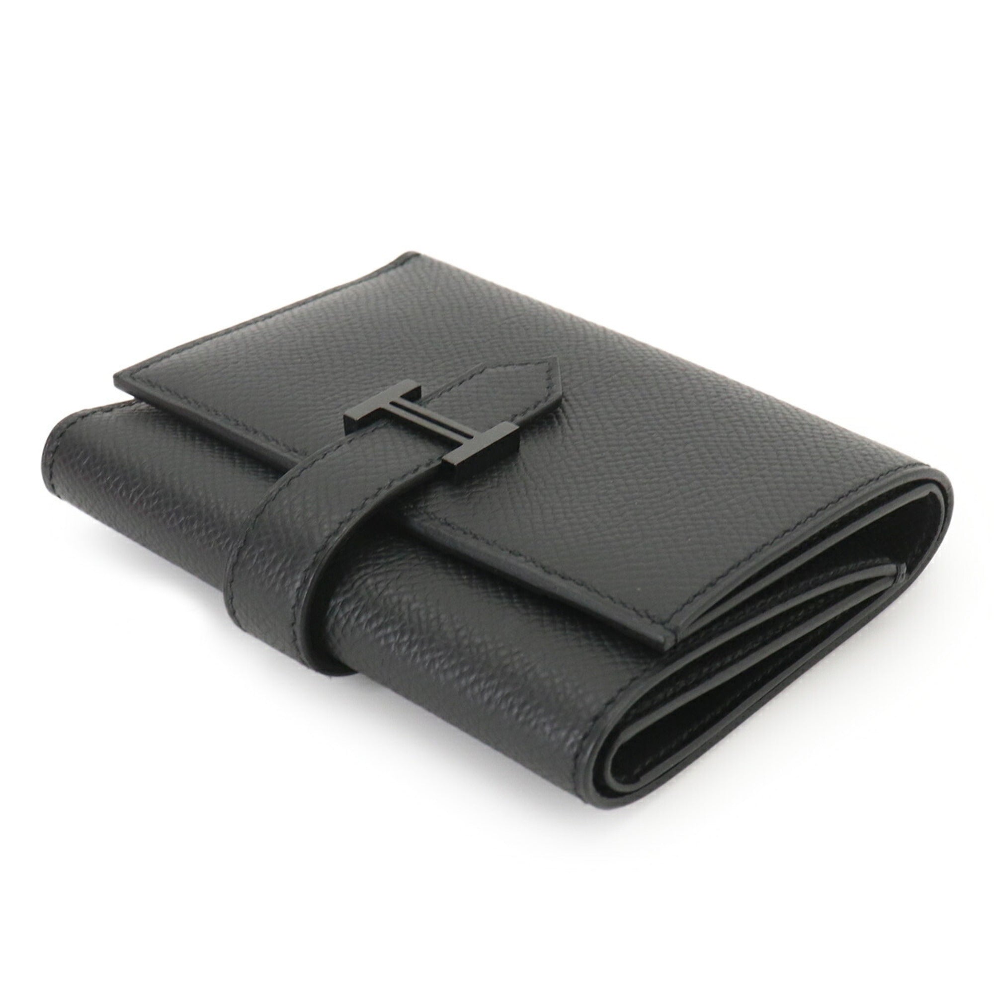 Hermes Black Wallet (Tri-Fold) (Pre-Owned)