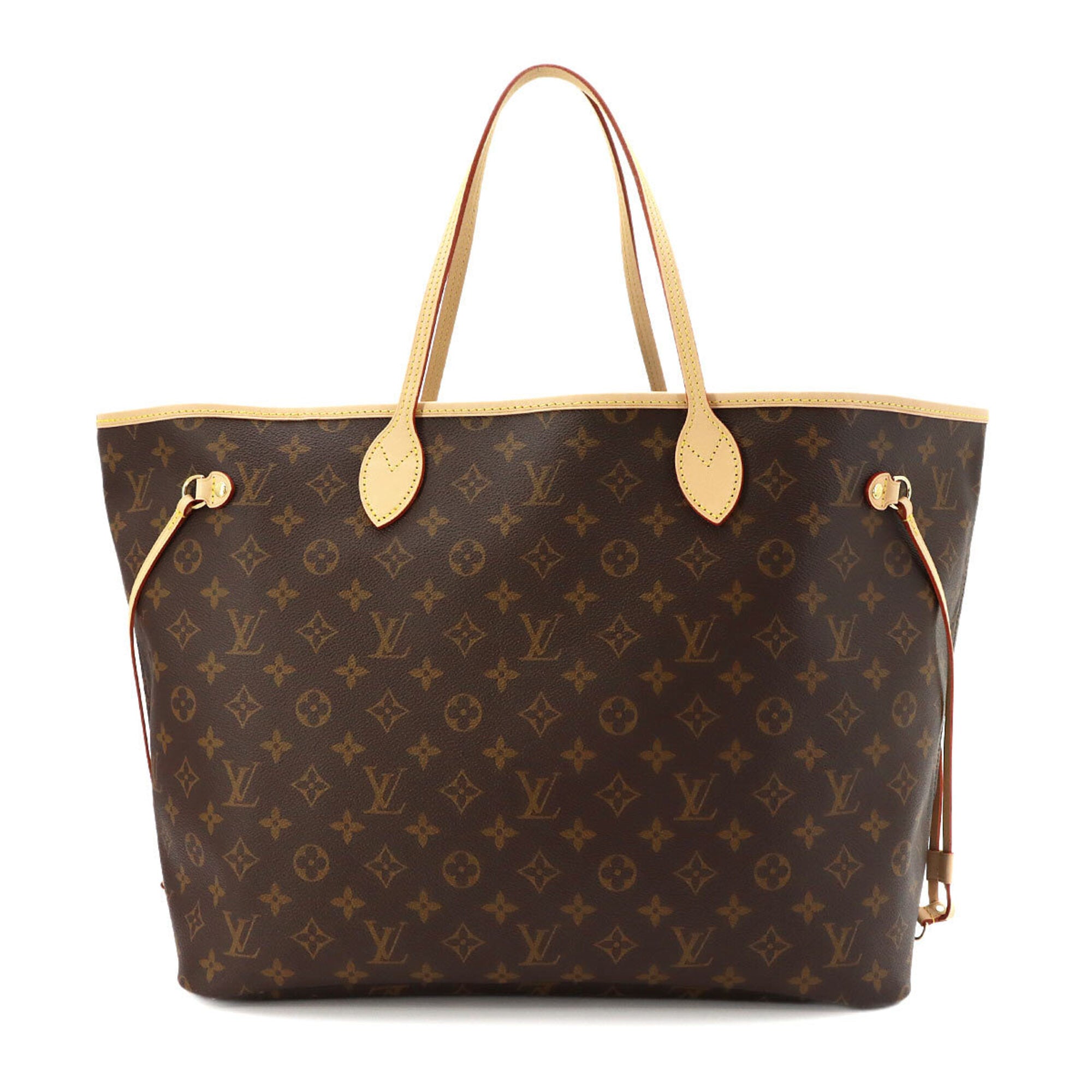 Louis Vuitton Beige Brown Monogram Monogram Handbag Tote Bag (Pre-Owned)