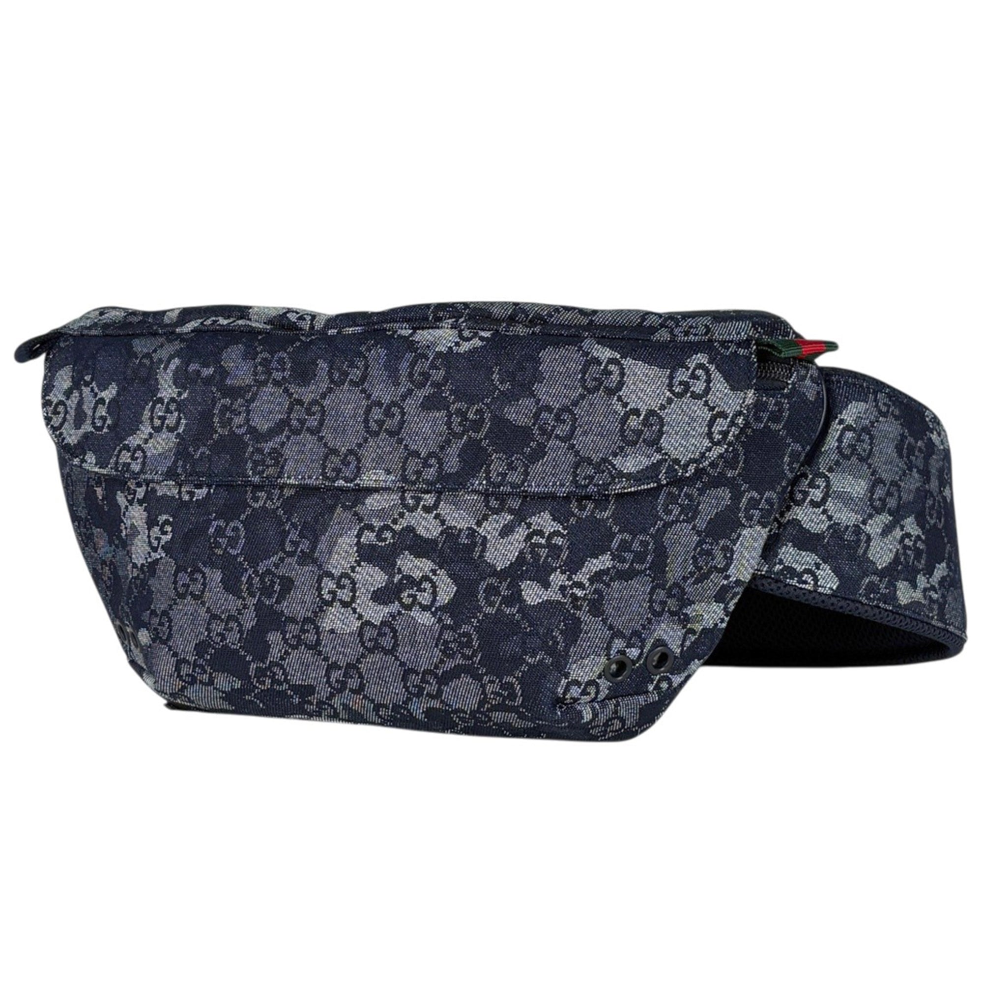 Gucci Navy Denim Fanny Pack (Pre-Owned)