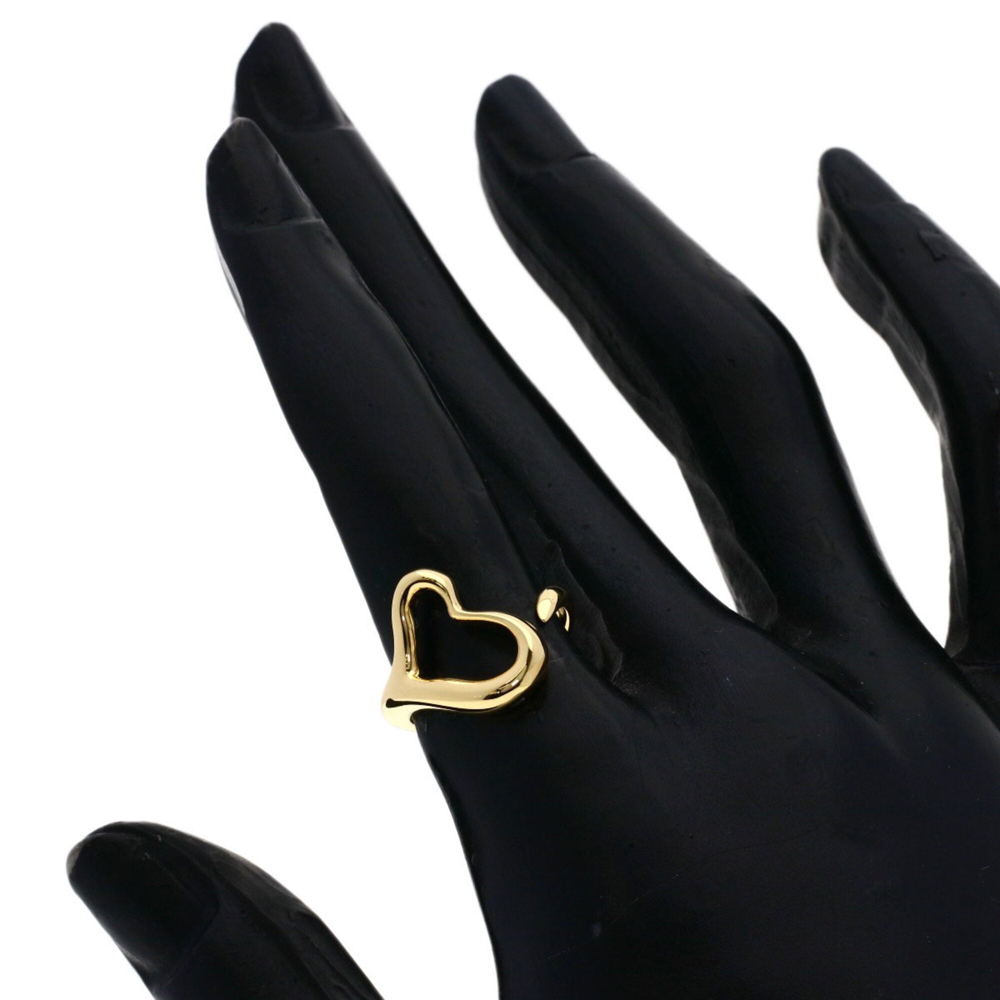 Tiffany Open Heart Yellow Gold (18K) Band Ring (Pre-Owned)