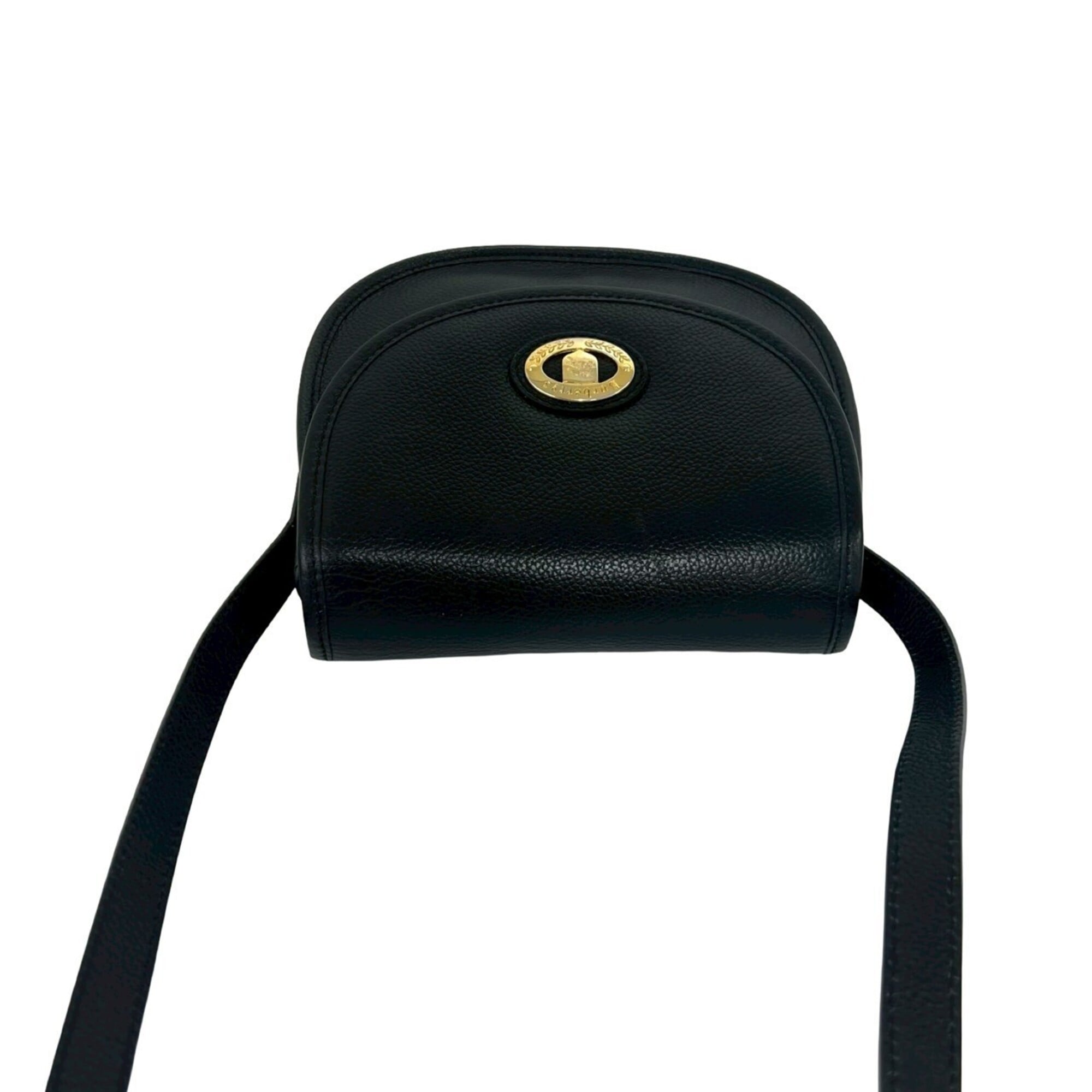 Burberry Black Leather Shoulder Bag (Pre-Owned)
