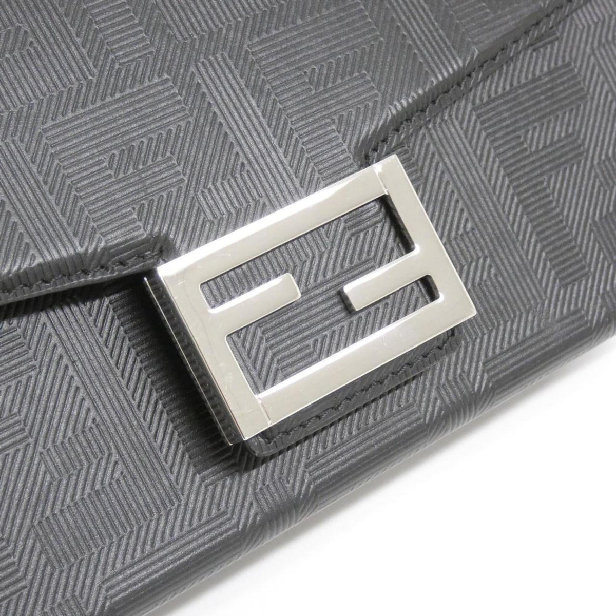 Fendi Black Leather Handbag (Pre-Owned)