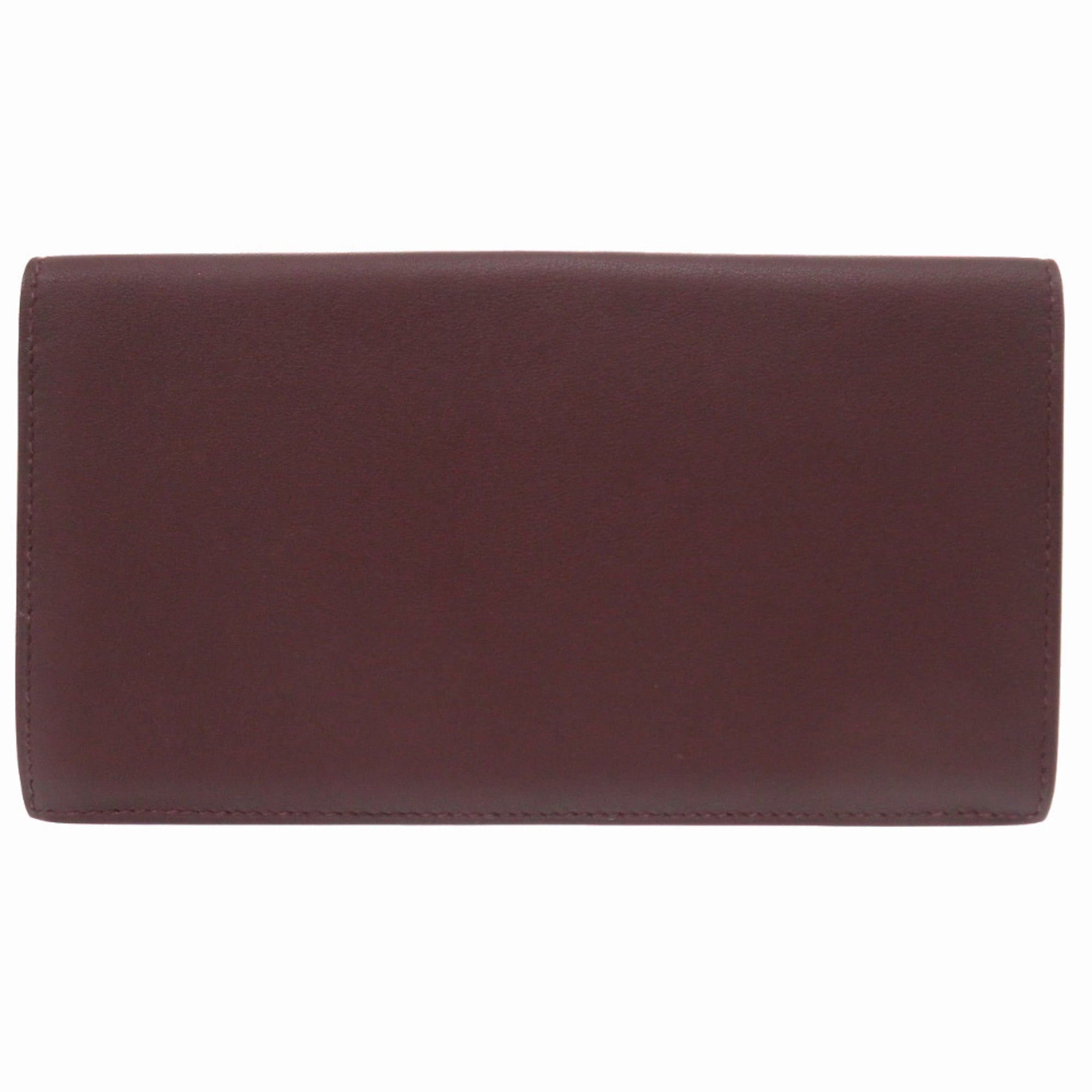 Hermes Prune Swift Leather Long Wallet (Bi-Fold) (Pre-Owned)
