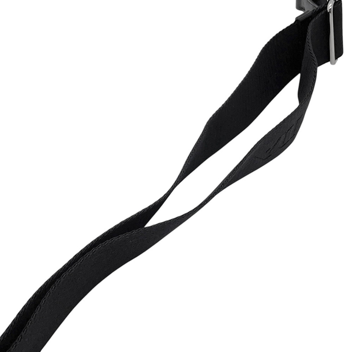 Prada Black Nylon Leather Handbag Shoulder Bag (Pre-Owned)