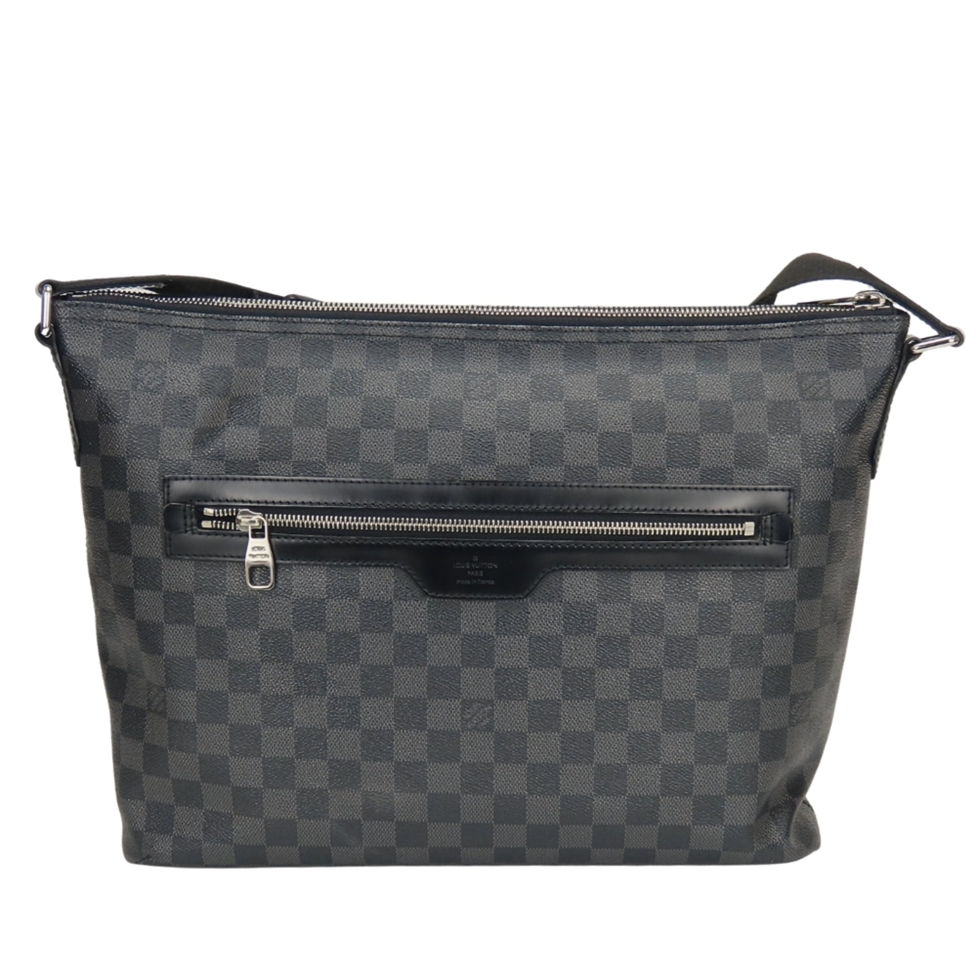 Louis Vuitton Black Dark Gray Damier Graphite Shoulder Bag (Pre-Owned)