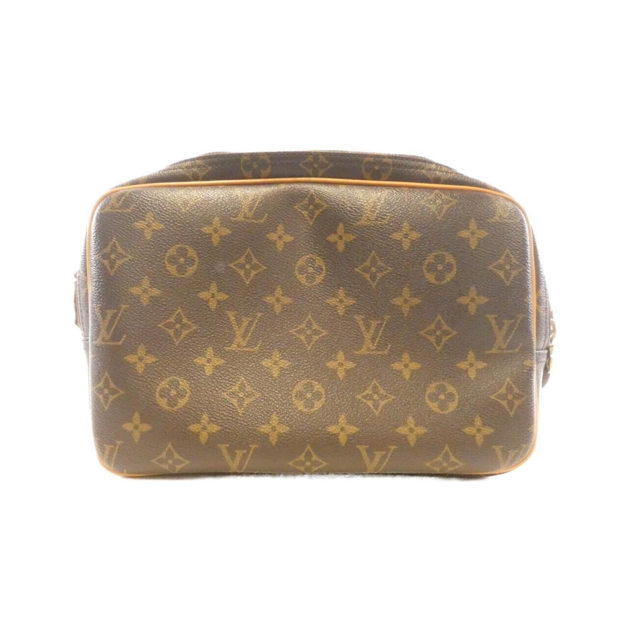 Louis Vuitton Brown Coated Canvas Shoulder Bag (Pre-Owned)