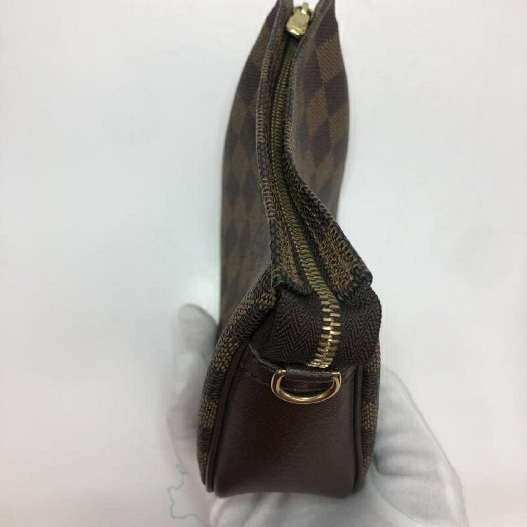 Louis Vuitton Brown Damier Canvas Pouch (Pre-Owned)