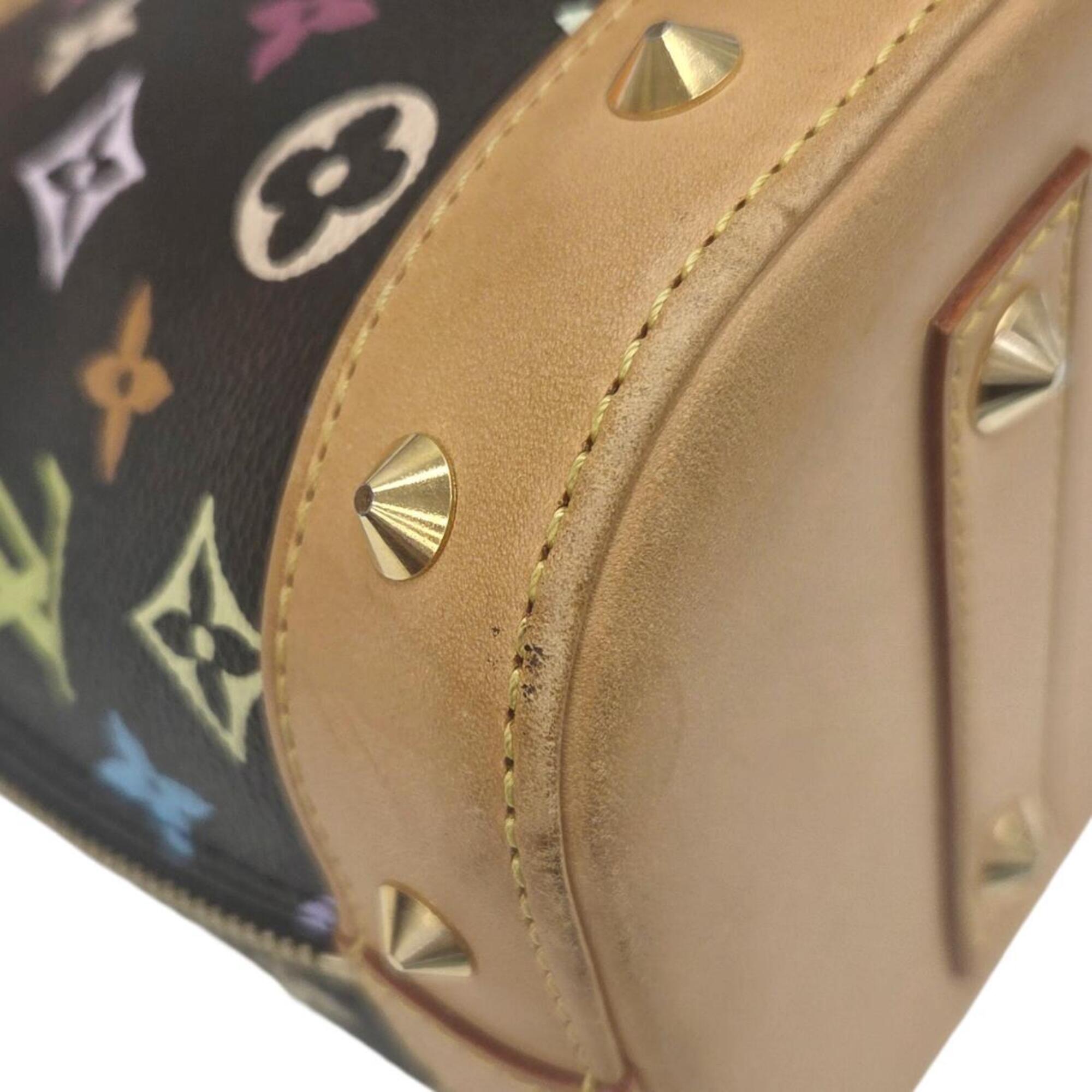 Louis Vuitton Multi-Color Noir Monogram Handbag (Pre-Owned)