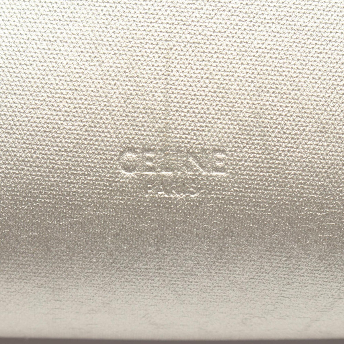 Celine Silver Leather Handbag (Pre-Owned)