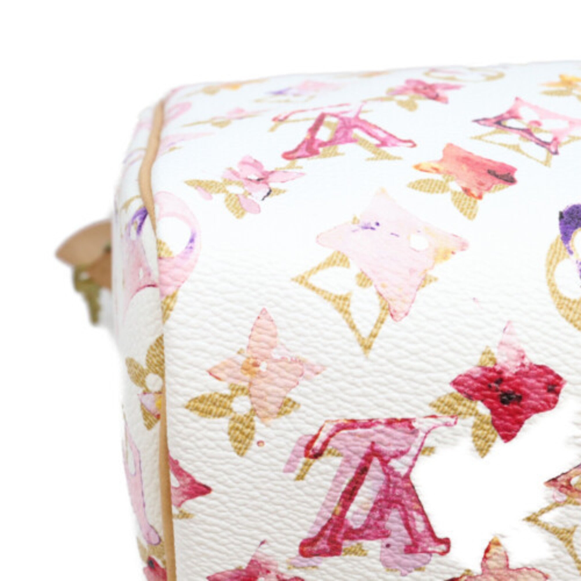 Louis Vuitton Blanc White Monogram Boston Bag (Pre-Owned)