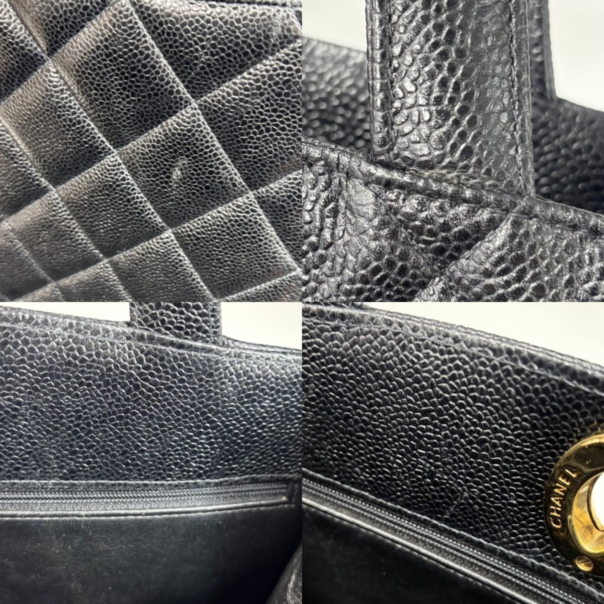 Chanel Black Handbag Tote Bag (Pre-Owned)
