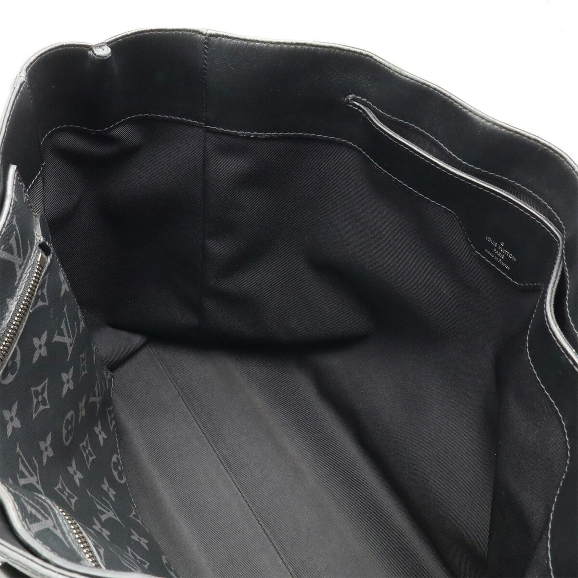 Louis Vuitton Black Gray Monogram Eclipse Handbag Pouch Tote Bag (Pre-Owned)