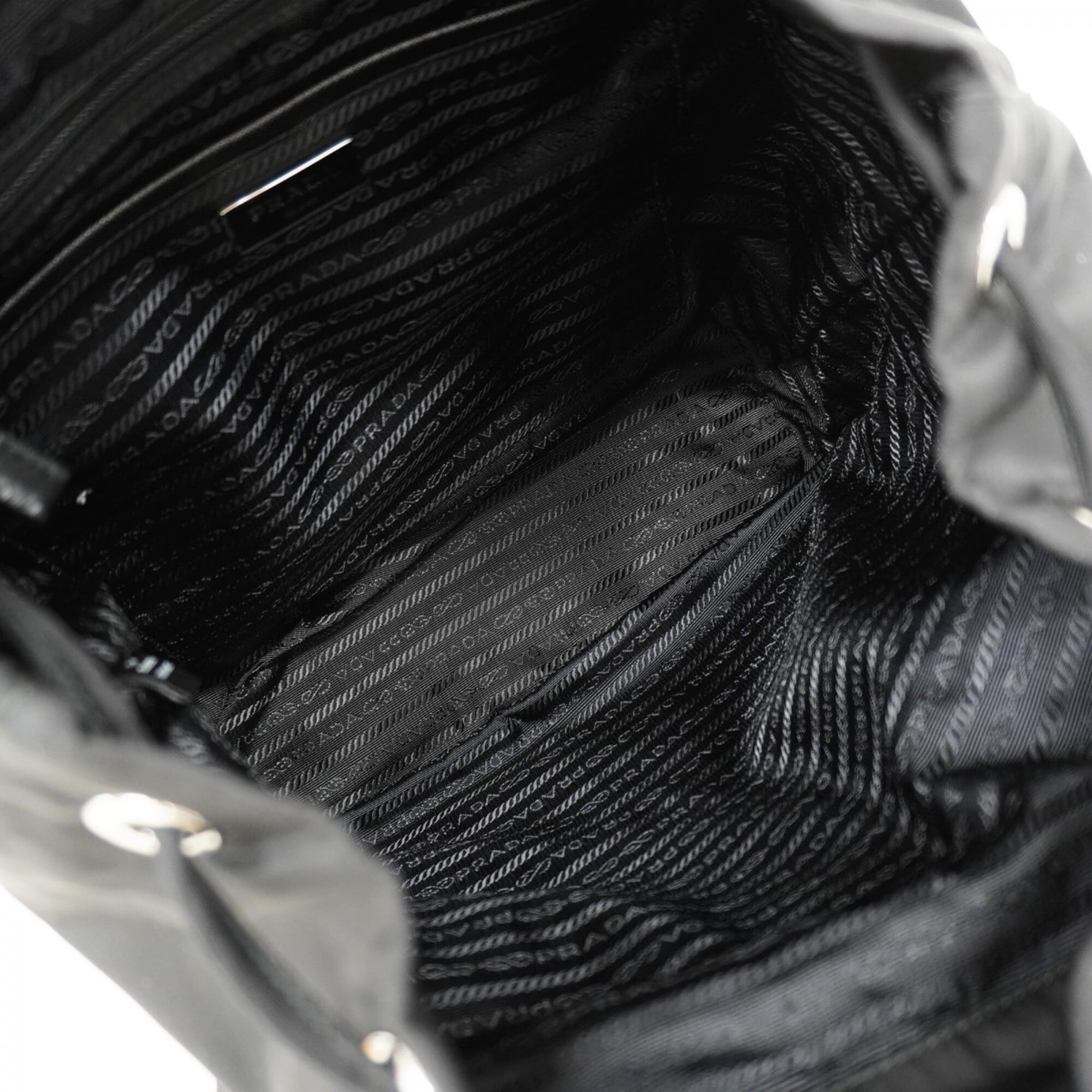 Prada Black Nylon Backpack (Pre-Owned)