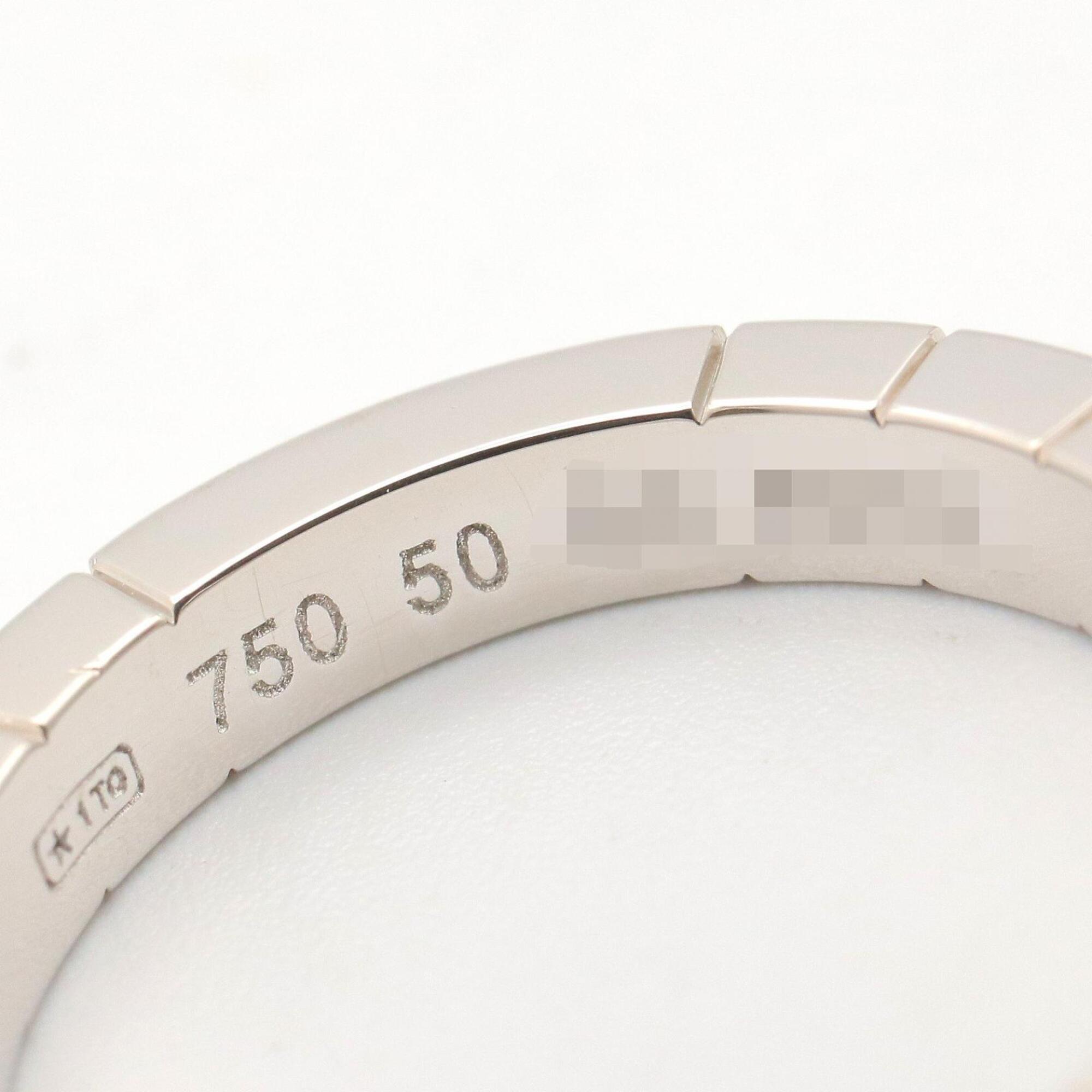 Cartier Lanieres Silver White Gold (18K) Band Ring (Pre-Owned)