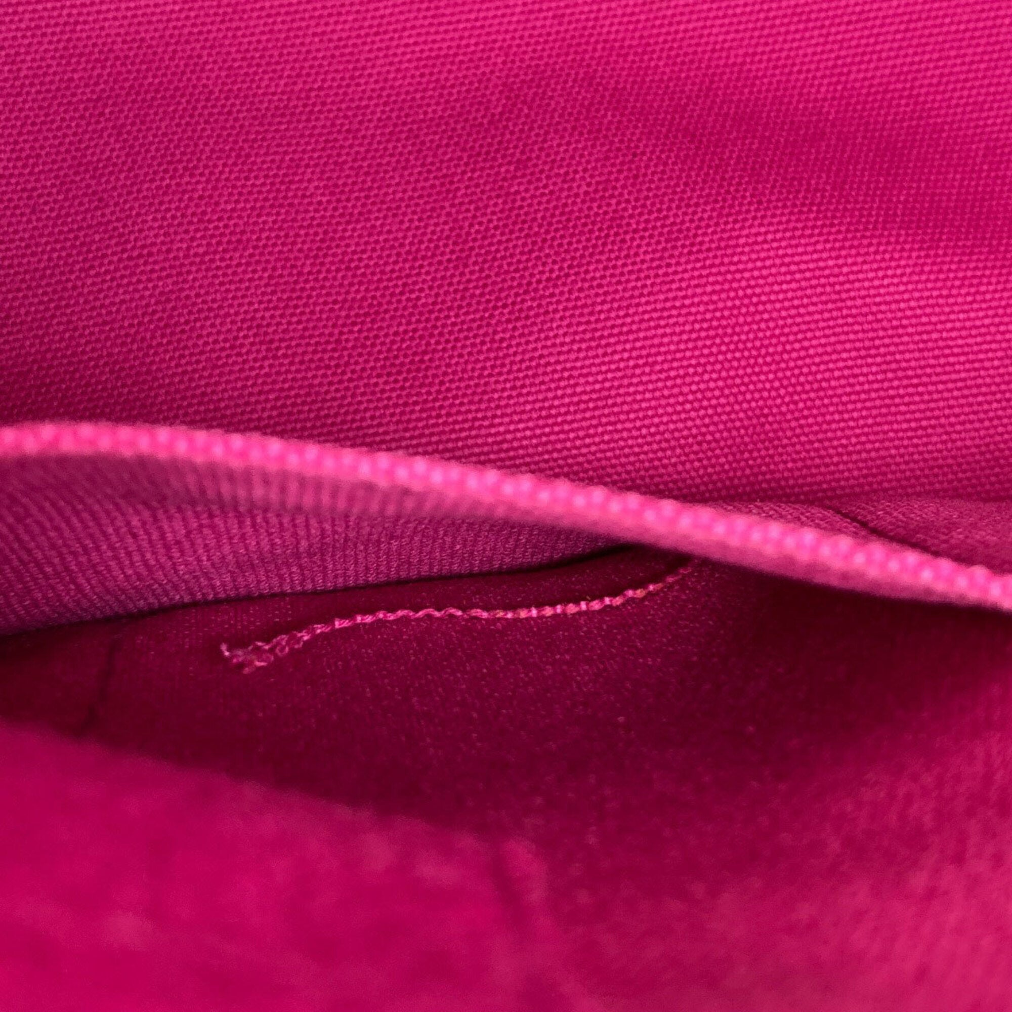 Prada Canapa Pink Canvas Handbag (Pre-Owned)