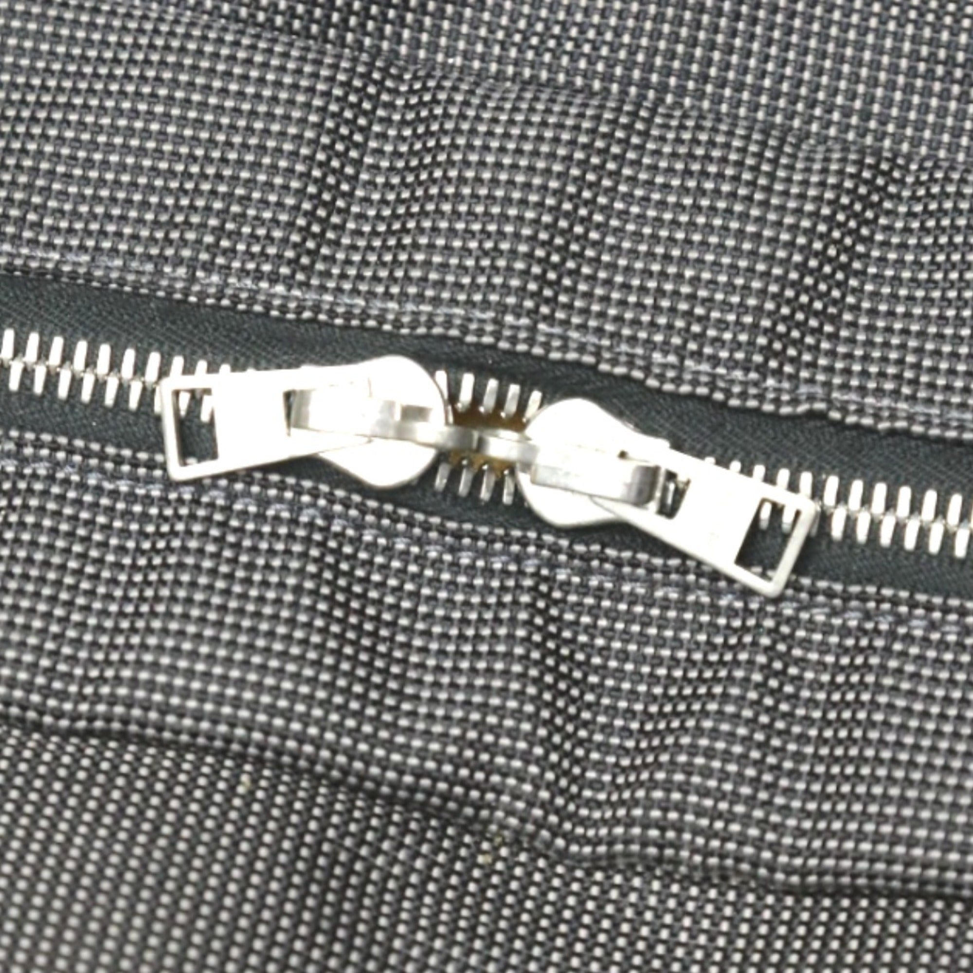Hermes Her Line Gray Canvas Tote Bag (Pre-Owned)