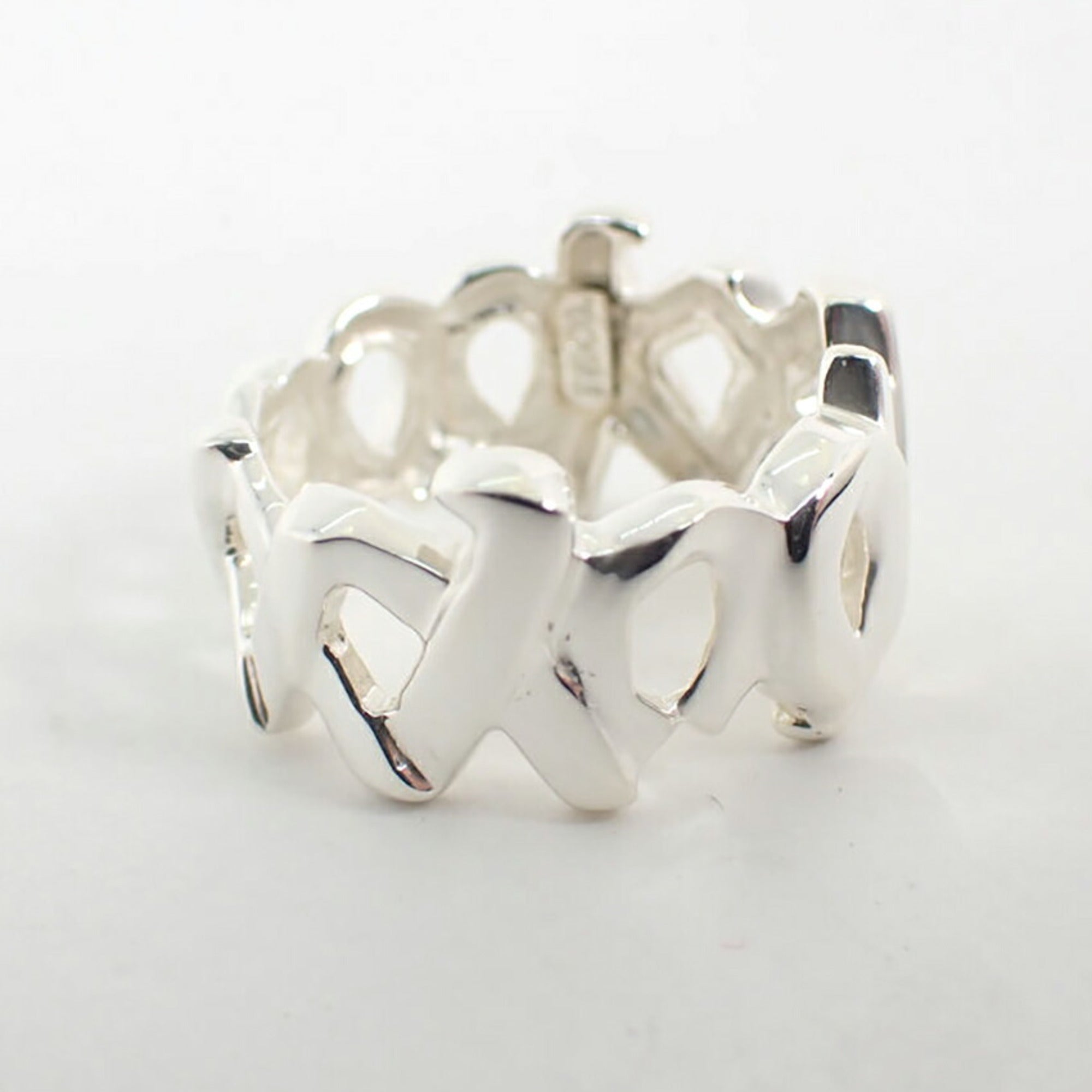 Tiffany Sterling Silver 925 Band Ring (Pre-Owned)