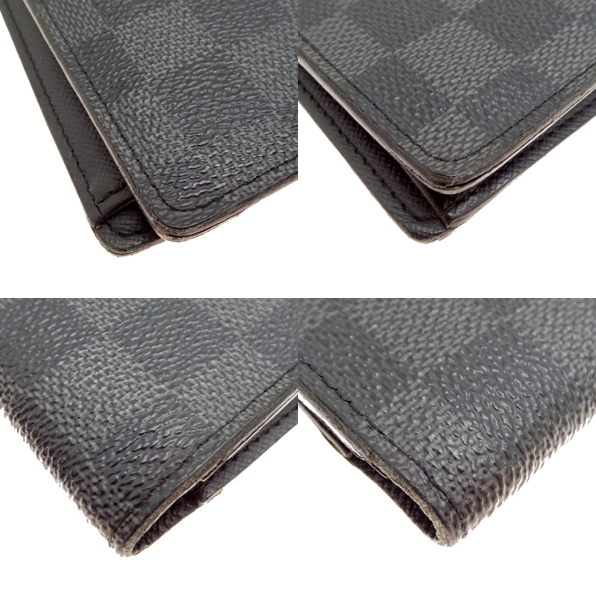 Louis Vuitton Black Noir Damier Graphite Wallet (Bi-Fold) (Pre-Owned)