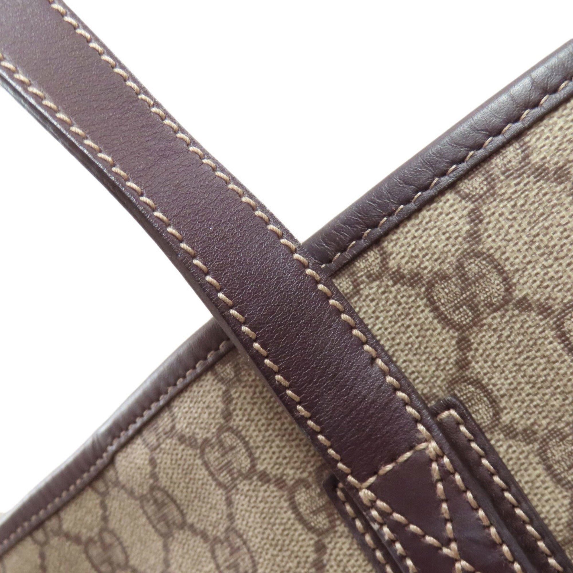 Gucci Brown Pvc Tote Bag (Pre-Owned)