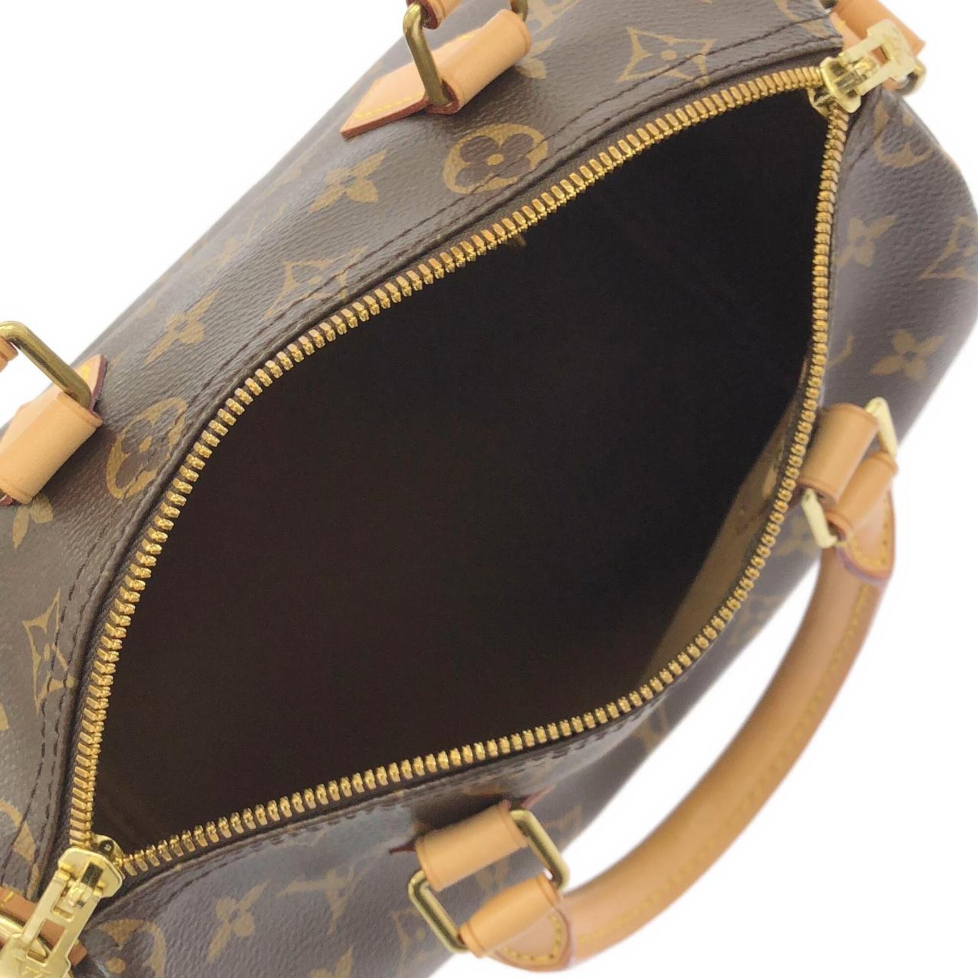 Louis Vuitton Brown Coated Canvas Boston Bag (Pre-Owned)