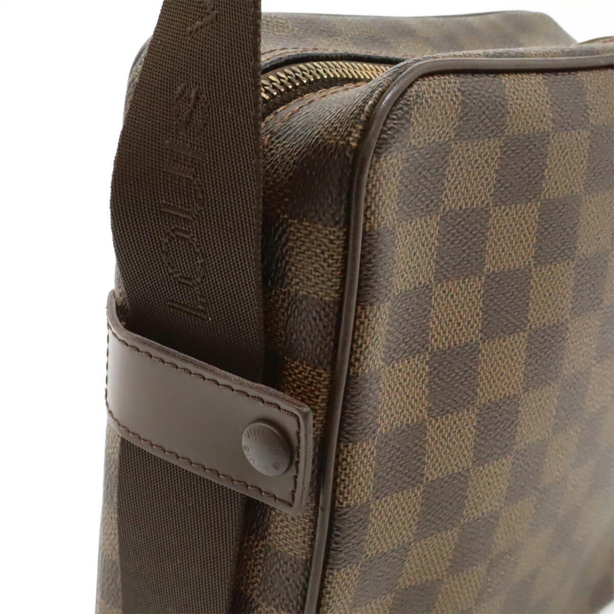 Louis Vuitton Brown Pvc Coated Canvas Damier Canvas Pochette Shoulder Bag (Pre-Owned)