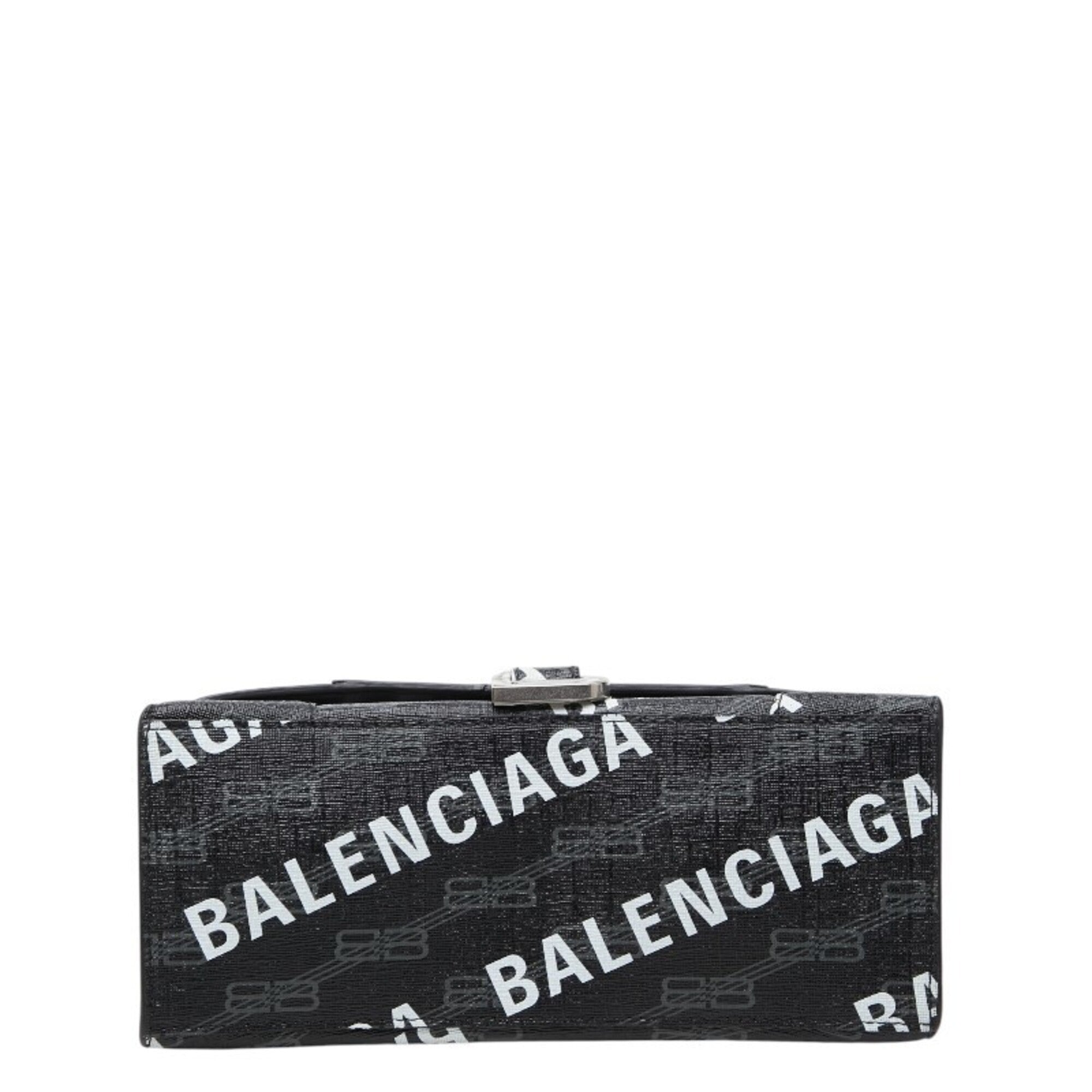 Balenciaga Black Pvc Leather Handbag Shoulder Bag (Pre-Owned)