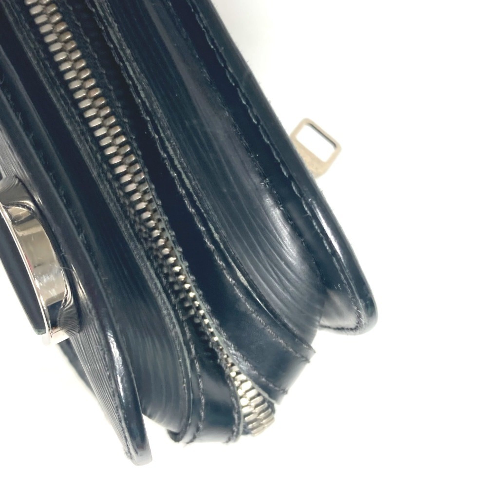 Louis Vuitton Black Epi Leather Handbag Shoulder Bag Tote Bag (Pre-Owned)