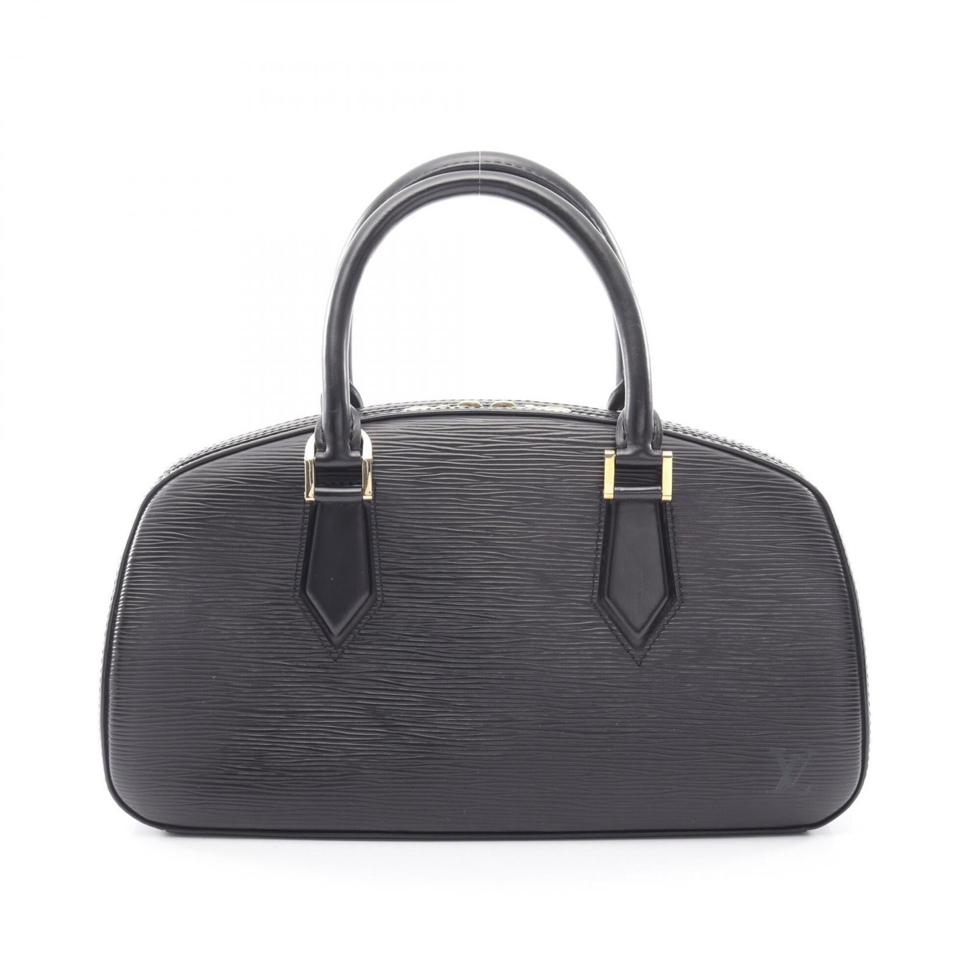 Louis Vuitton Black Leather Handbag (Pre-Owned)