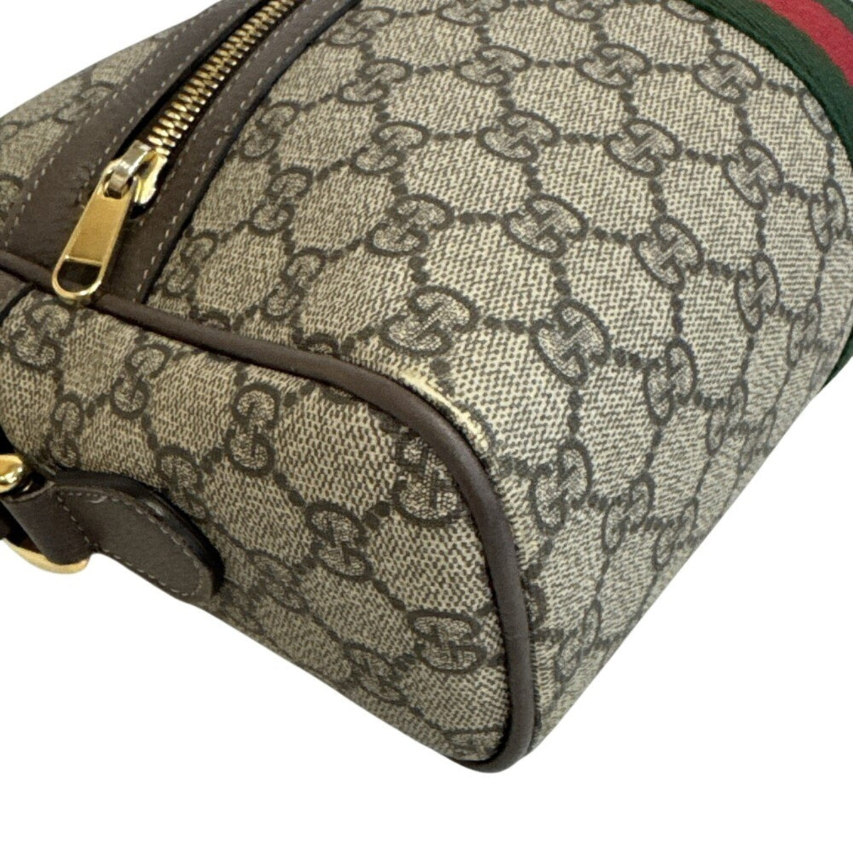 Gucci Brown Pvc Shoulder Bag (Pre-Owned)