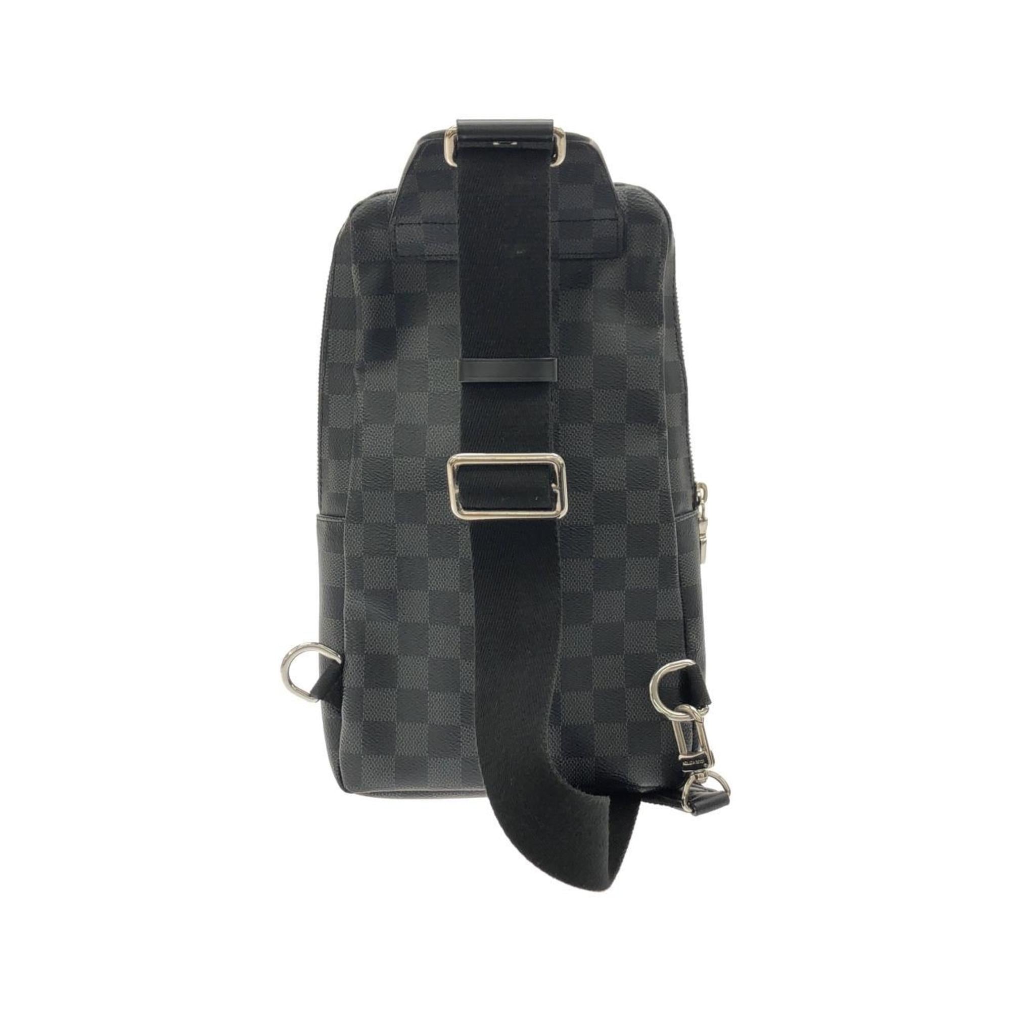 Louis Vuitton Graphite Coated Canvas Shoulder Bag (Pre-Owned)