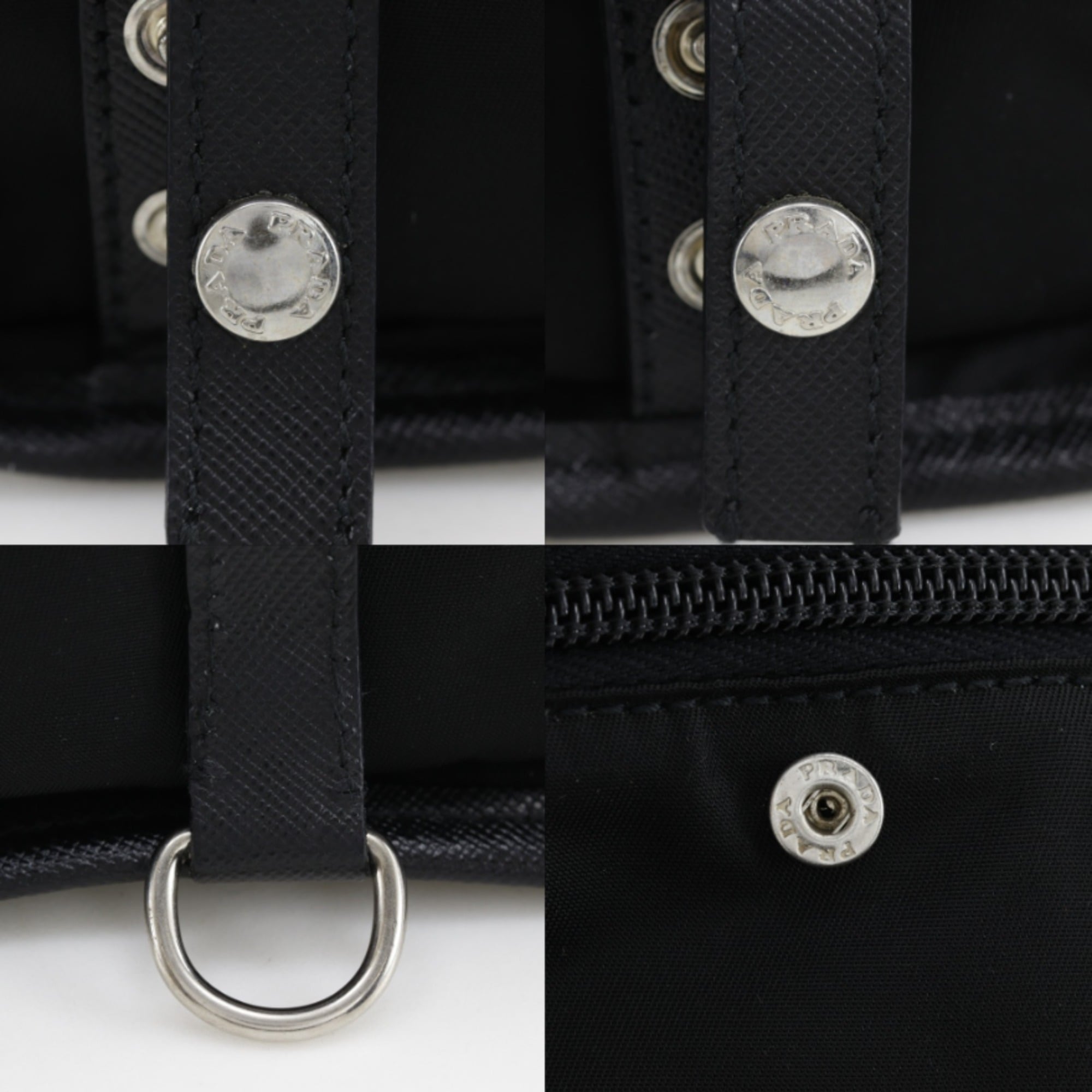 Prada Black Nero Nylon Pouch (Pre-Owned)