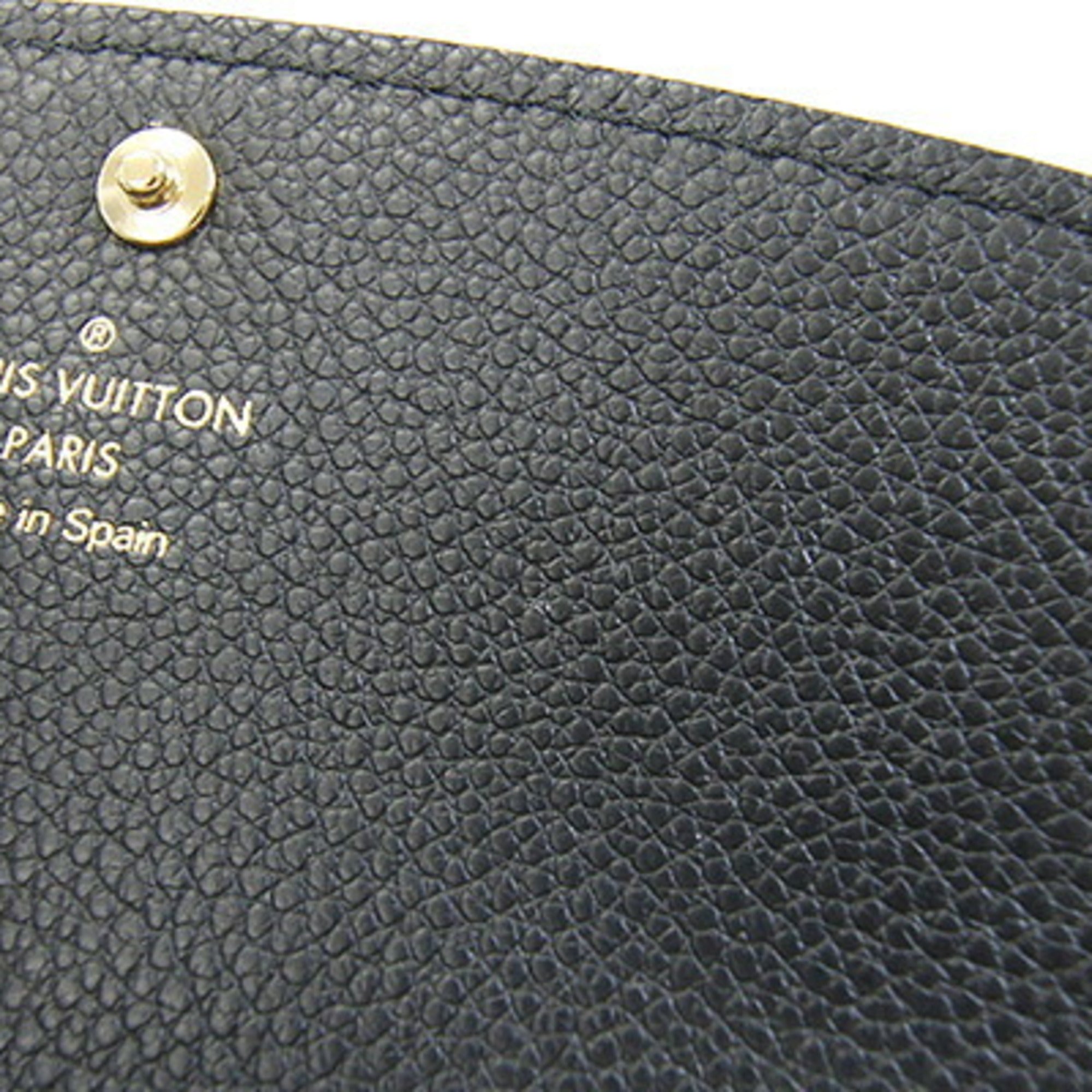 Louis Vuitton Bicolor Black Monogram Monogram Empreinte Long Wallet (Bi-Fold) (Pre-Owned)
