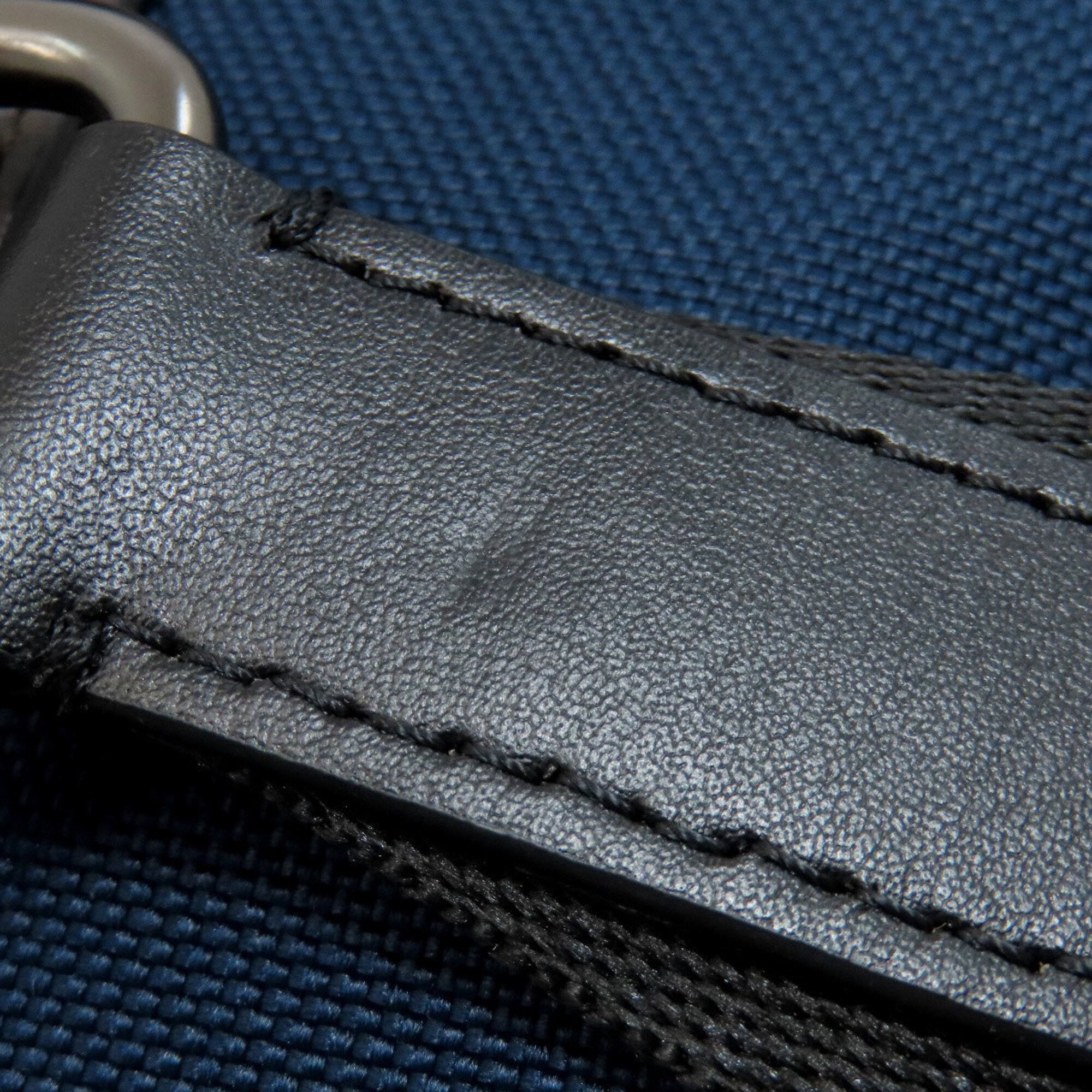 Coach Black Blue Nylon Briefcase (Pre-Owned)