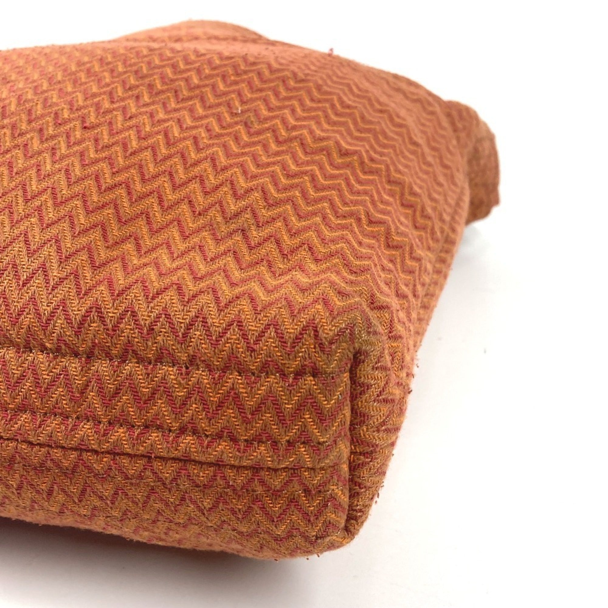 Hermes Orange Canvas Shoulder Bag (Pre-Owned)