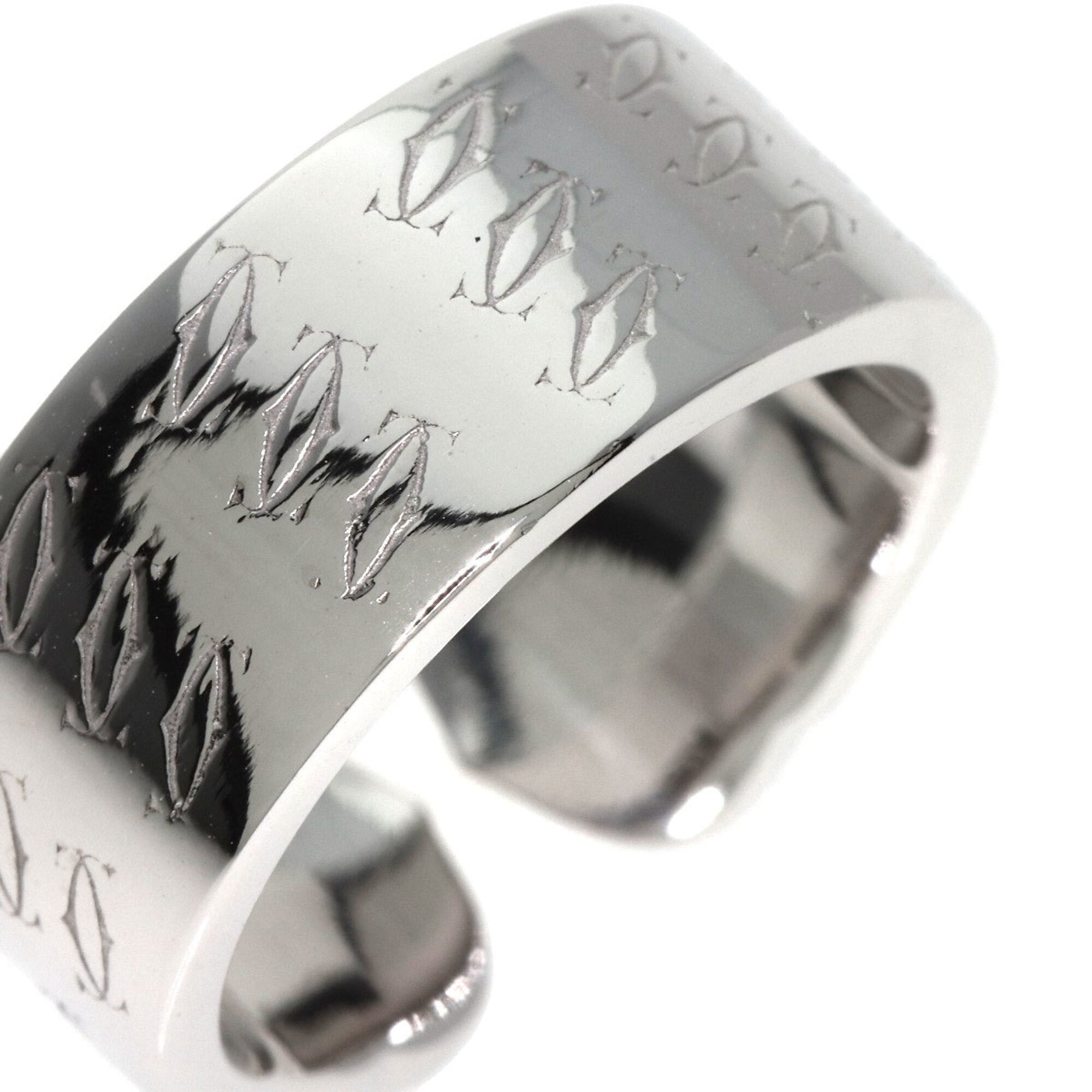 Cartier C2 White Gold (18K) Band Ring (Pre-Owned)