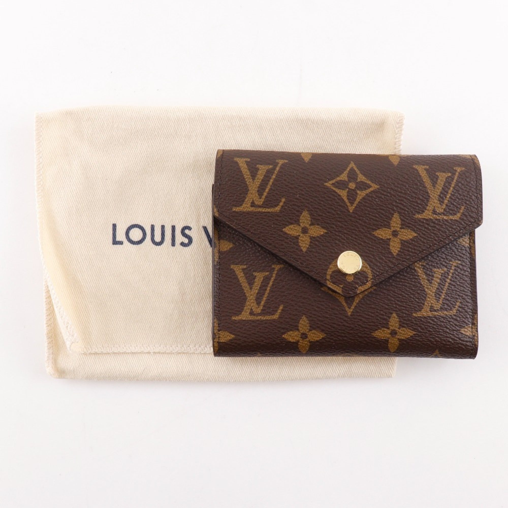 Louis Vuitton Monogram Brown Monogram Monogram Wallet (Tri-Fold) (Pre-Owned)