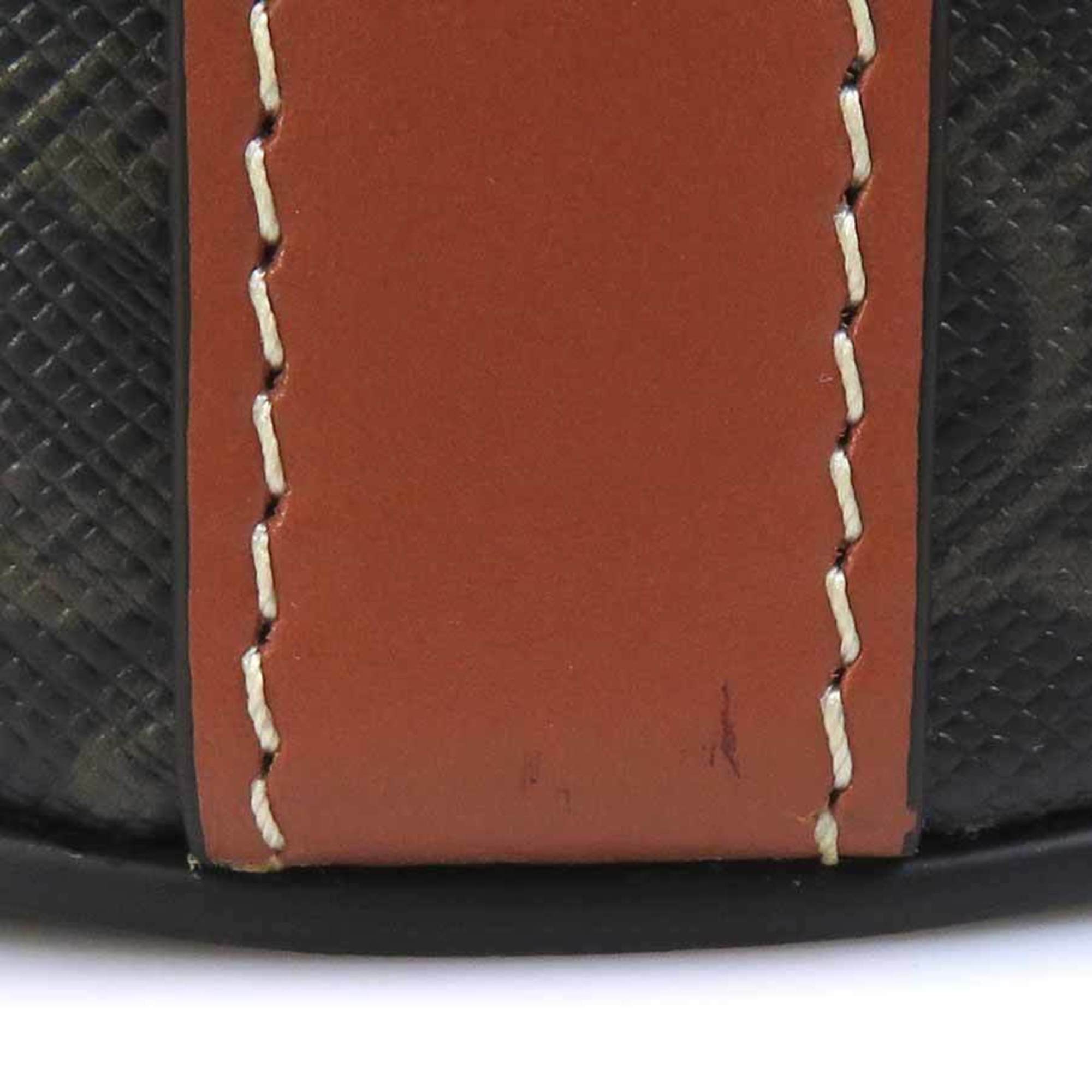 Celine Brown Coated Canvas Shoulder Bag (Pre-Owned)