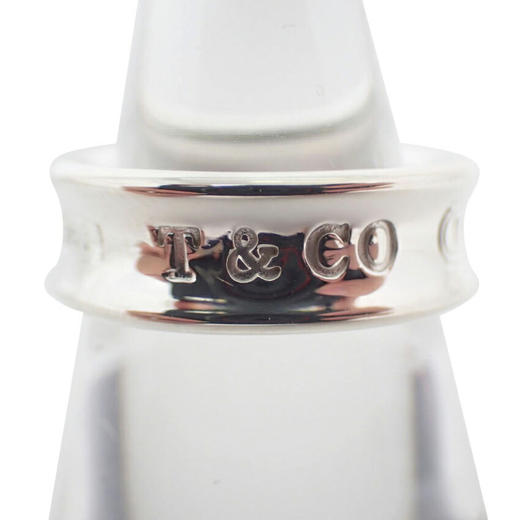 Tiffany Silver Sterling Silver 925 Band Ring (Pre-Owned)