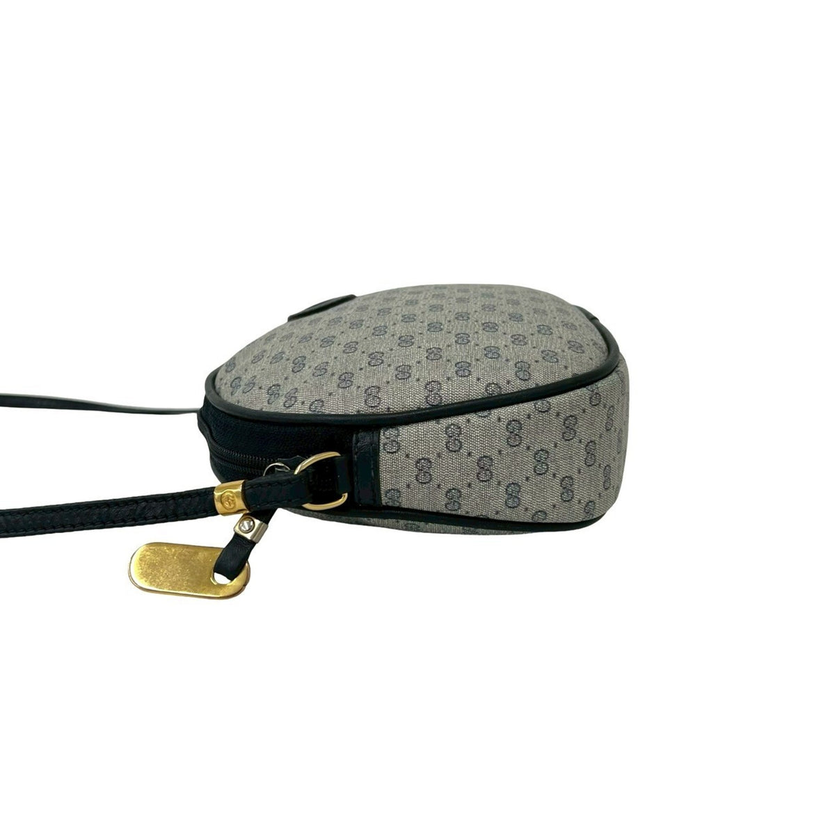 Gucci Navy Leather Pvc Pochette Shoulder Bag (Pre-Owned)