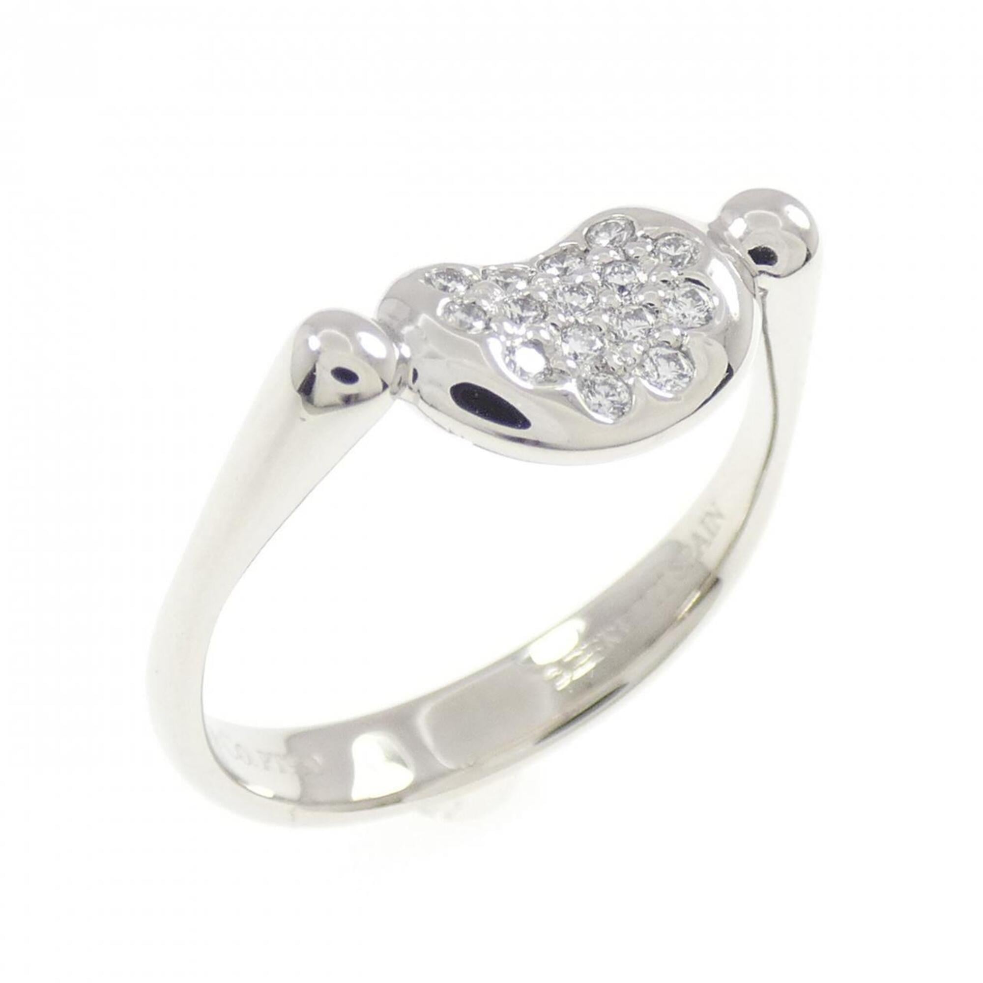 Tiffany Platinum Platinum 950 Band Ring (Pre-Owned)
