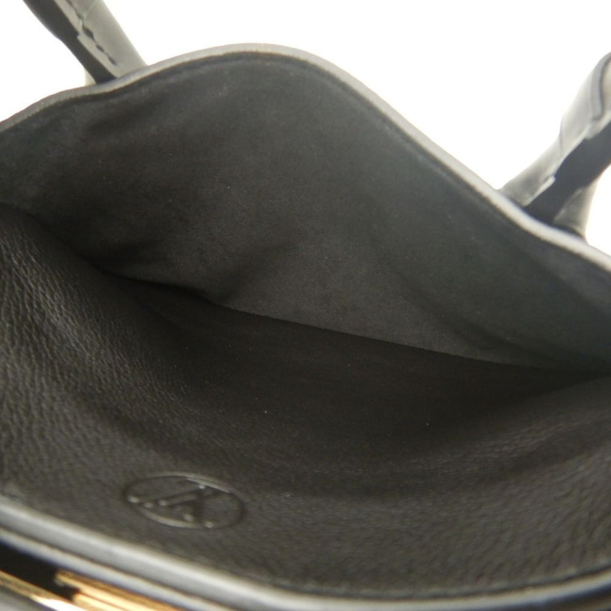 Louis Vuitton Brown Noir Monogram Leather Handbag (Pre-Owned)